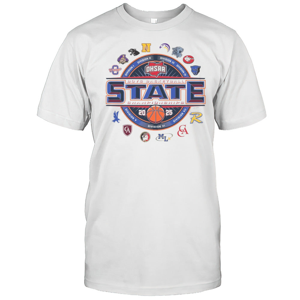 2025 OHSAA Boys Basketball State Championships Logo Shirt