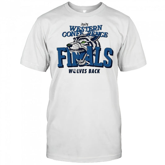 2025 Western Conference Finals Wolves Back Shirt