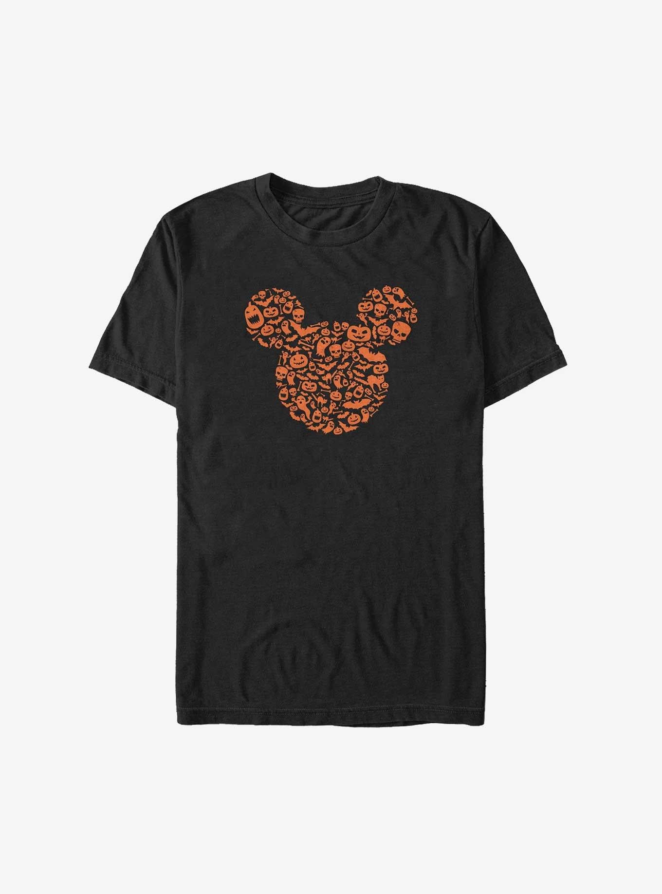 Disney Mickey Mouse Halloween Icons Ear Fill Big & Tall T-Shirt