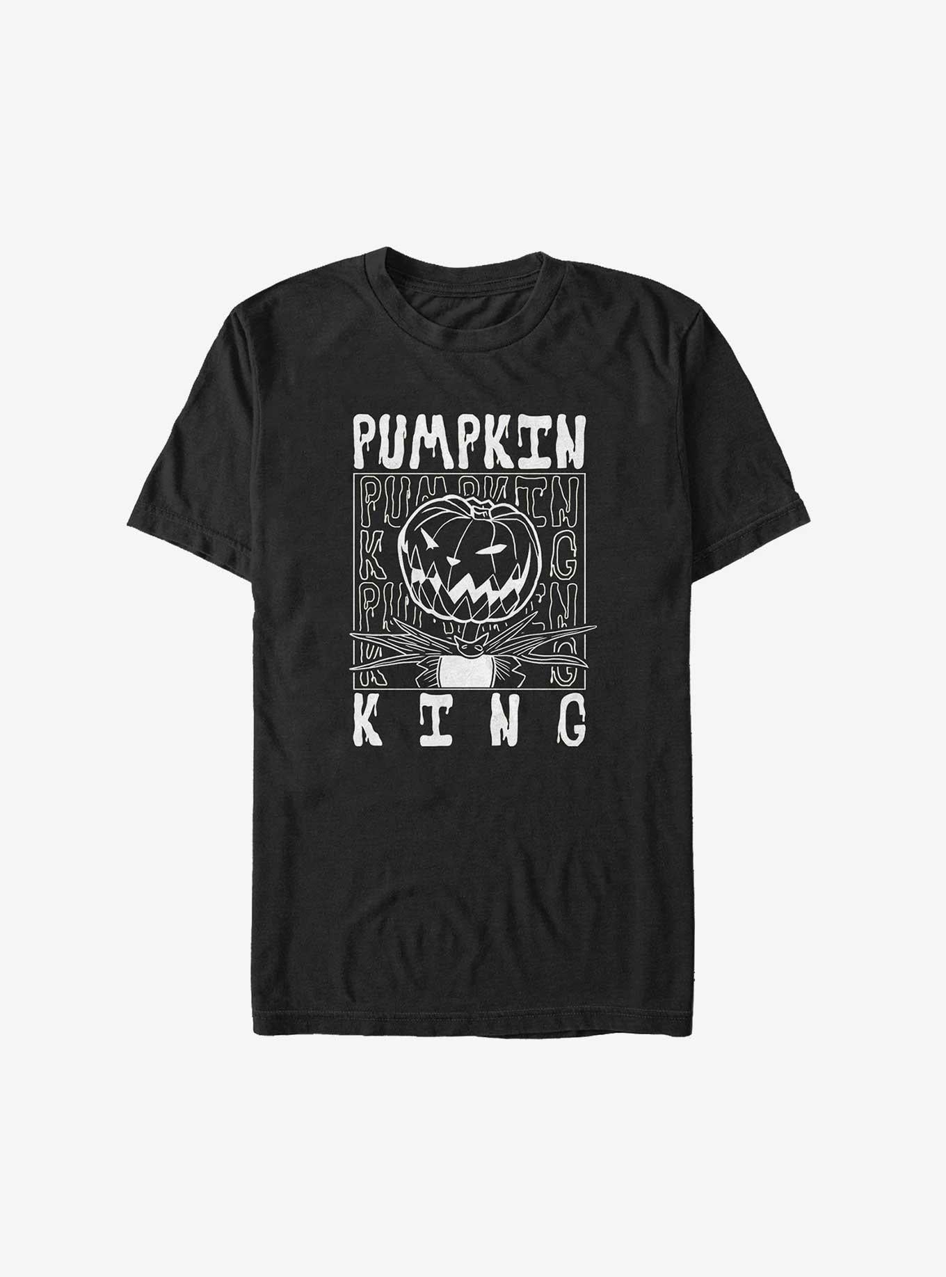 Disney The Nightmare Before Christmas Pumpkin King Jack Big Tall TShirt T-Shirt | High-Quality Print | Trending Festive Apparel