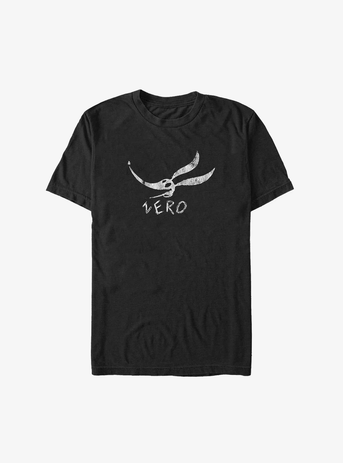 Disney The Nightmare Before Christmas Zero Face Big Tall TShirt T-Shirt | Fan Favorite Artwork | Great For Christmas Season