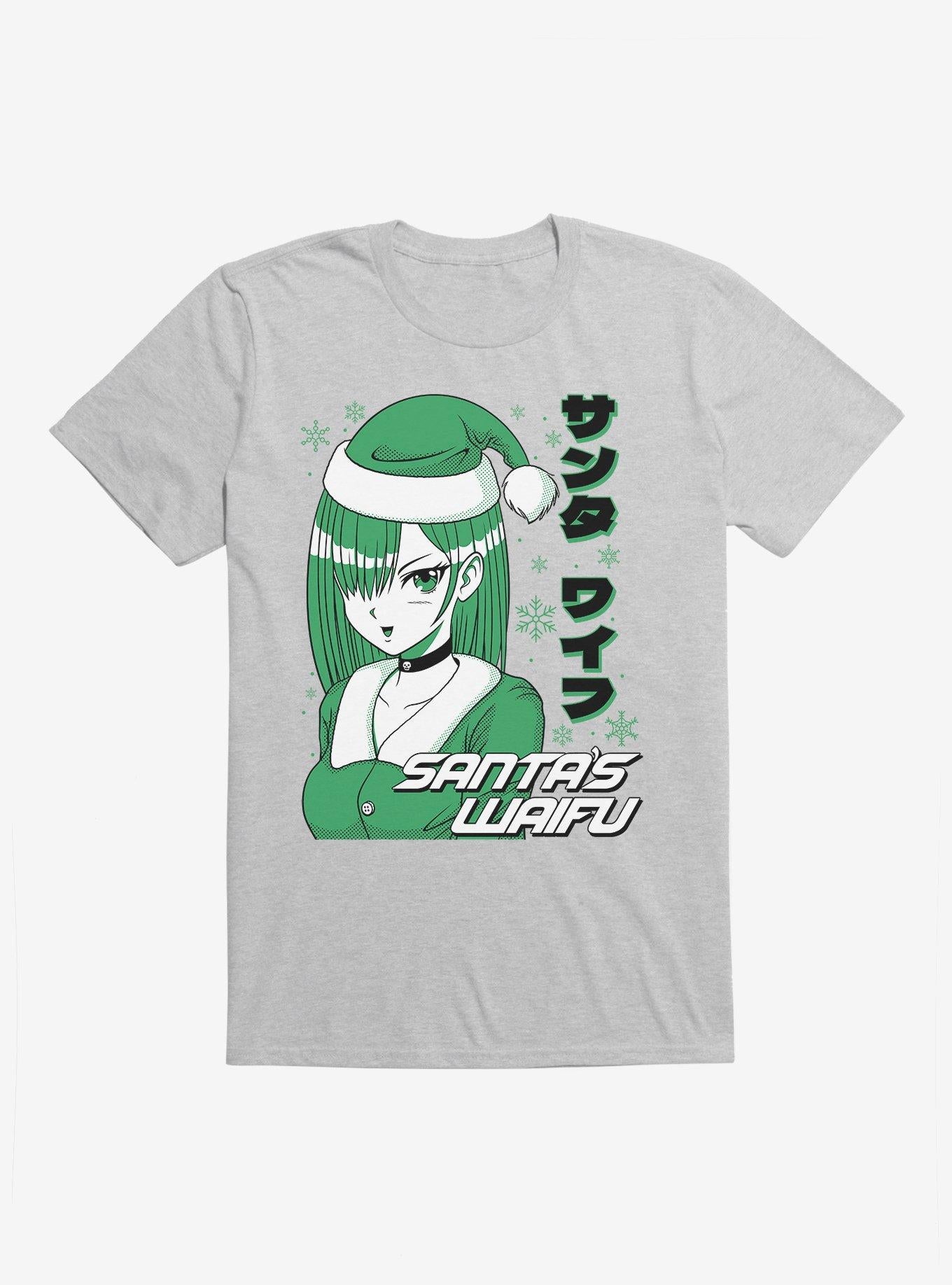Christmas Anime Santas Waifu TShirt T-Shirt | Fan Favorite Artwork | Perfect For Daily Wear