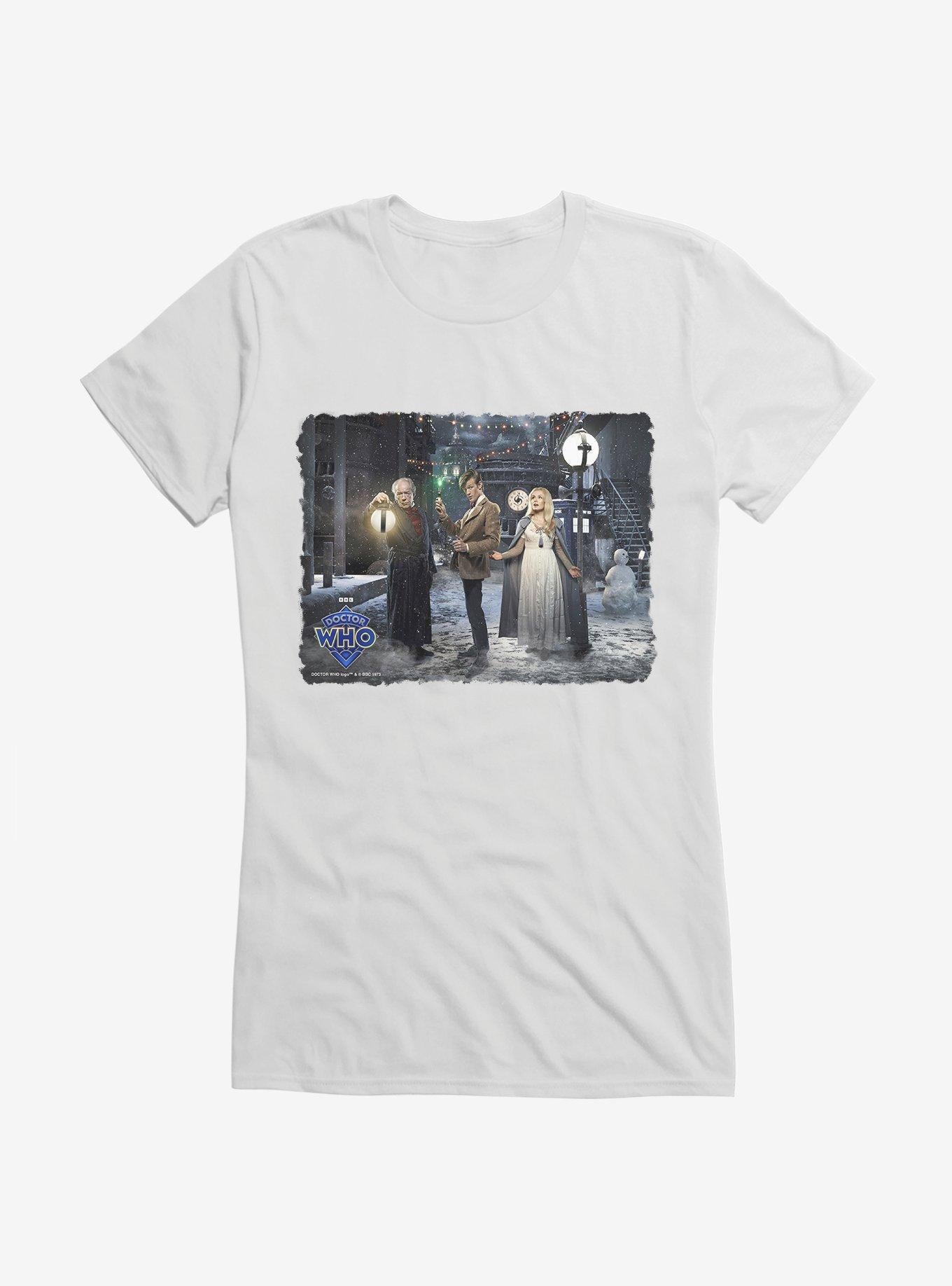 Doctor Who A Christmas Carol Girls TShirt T-Shirt | Vintage Christmas Look | Great For Christmas Season