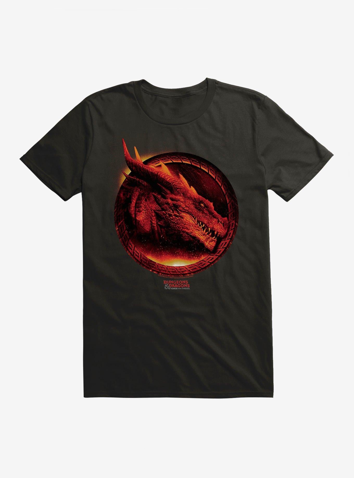 Dungeons Dragons Honor Among Thieves Red Dragon TShirt T-Shirt | Vintage Christmas Look | Perfect For Daily Wear