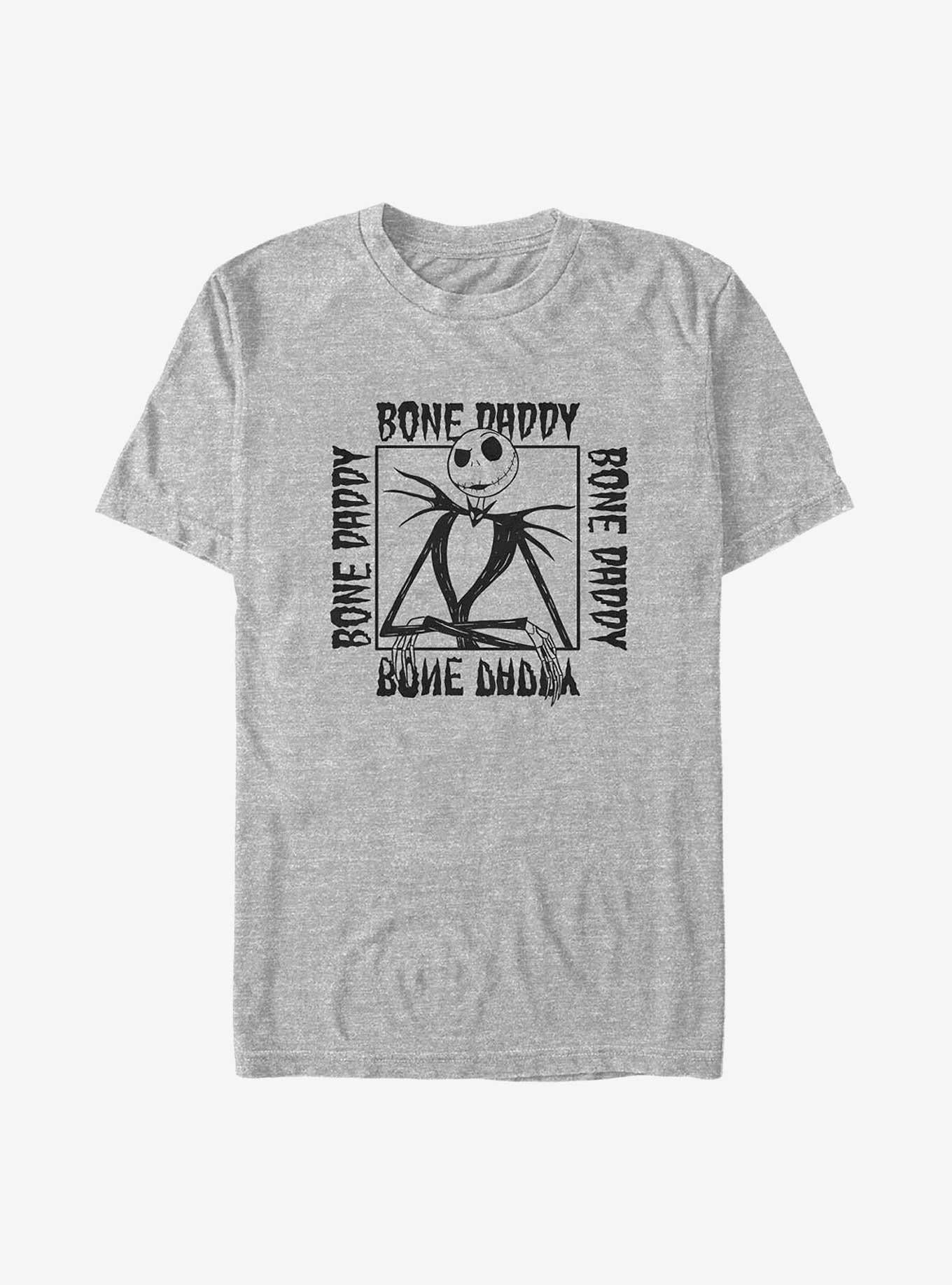 Disney The Nightmare Before Christmas Bone Daddy Jack Big Tall TShirt T-Shirt | Vintage Christmas Look | Trending Festive Apparel