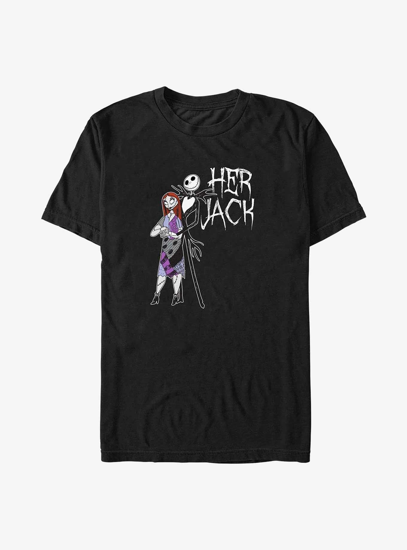 Disney The Nightmare Before Christmas Her Jack Big Tall TShirt T-Shirt | Vintage Christmas Look | Trending Festive Apparel