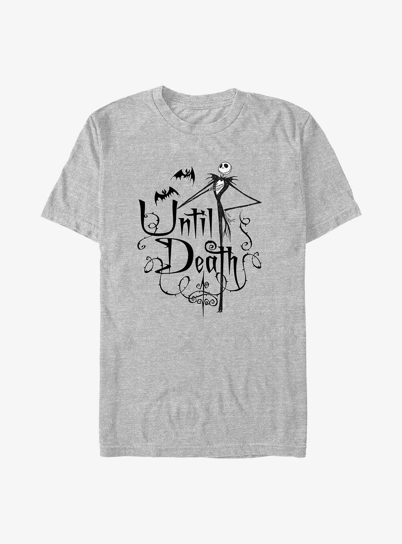 Disney The Nightmare Before Christmas Jack Until Death Big Tall TShirt T-Shirt | Top Trending Graphic | Great For Christmas Season