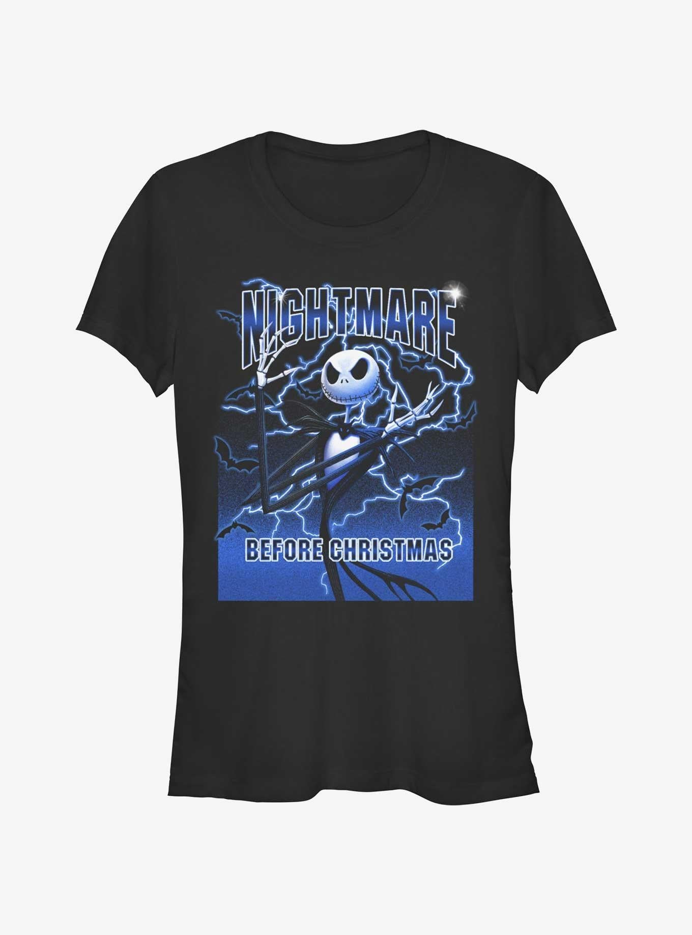 Disney The Nightmare Before Christmas Electric Jack Girls TShirt T-Shirt | Vintage Christmas Look | Limited Christmas Style