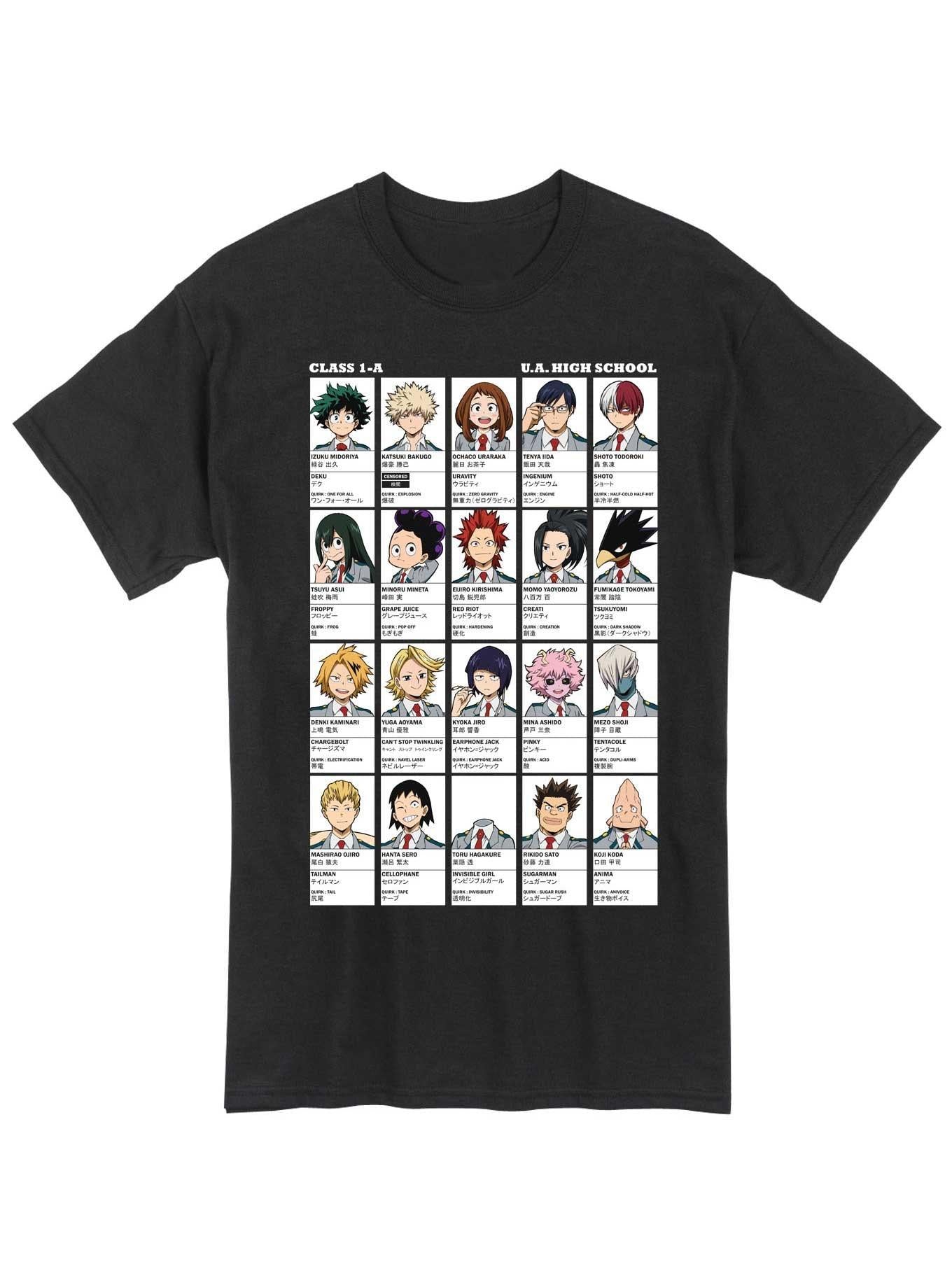 My Hero Academia Class 1-A Quirk Photos T-Shirt