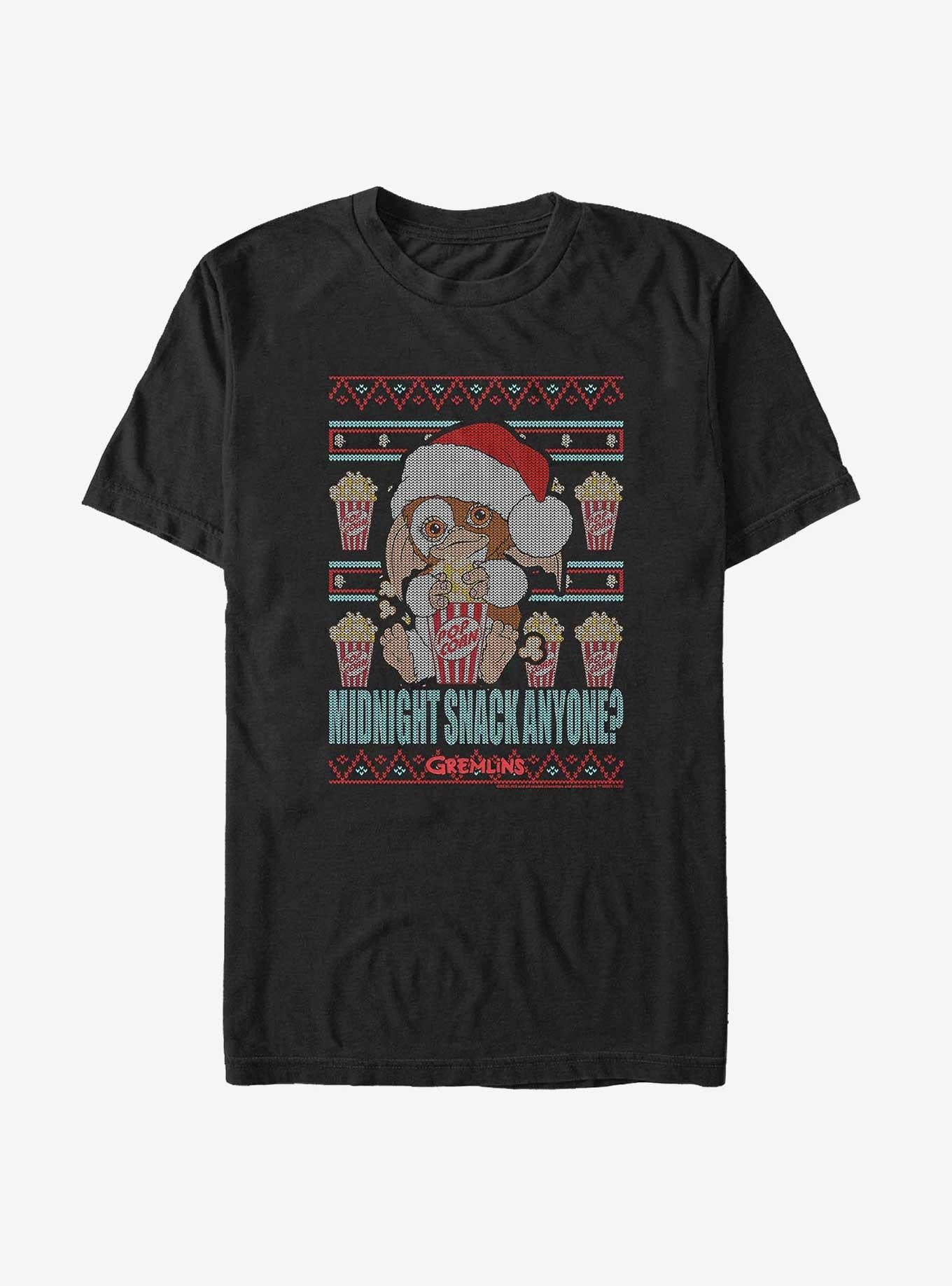 Gremlins Midnight Snack Ugly Christmas Big & Tall T-shirt | Trendy Graphic Tee | Casual Unisex T-shirt