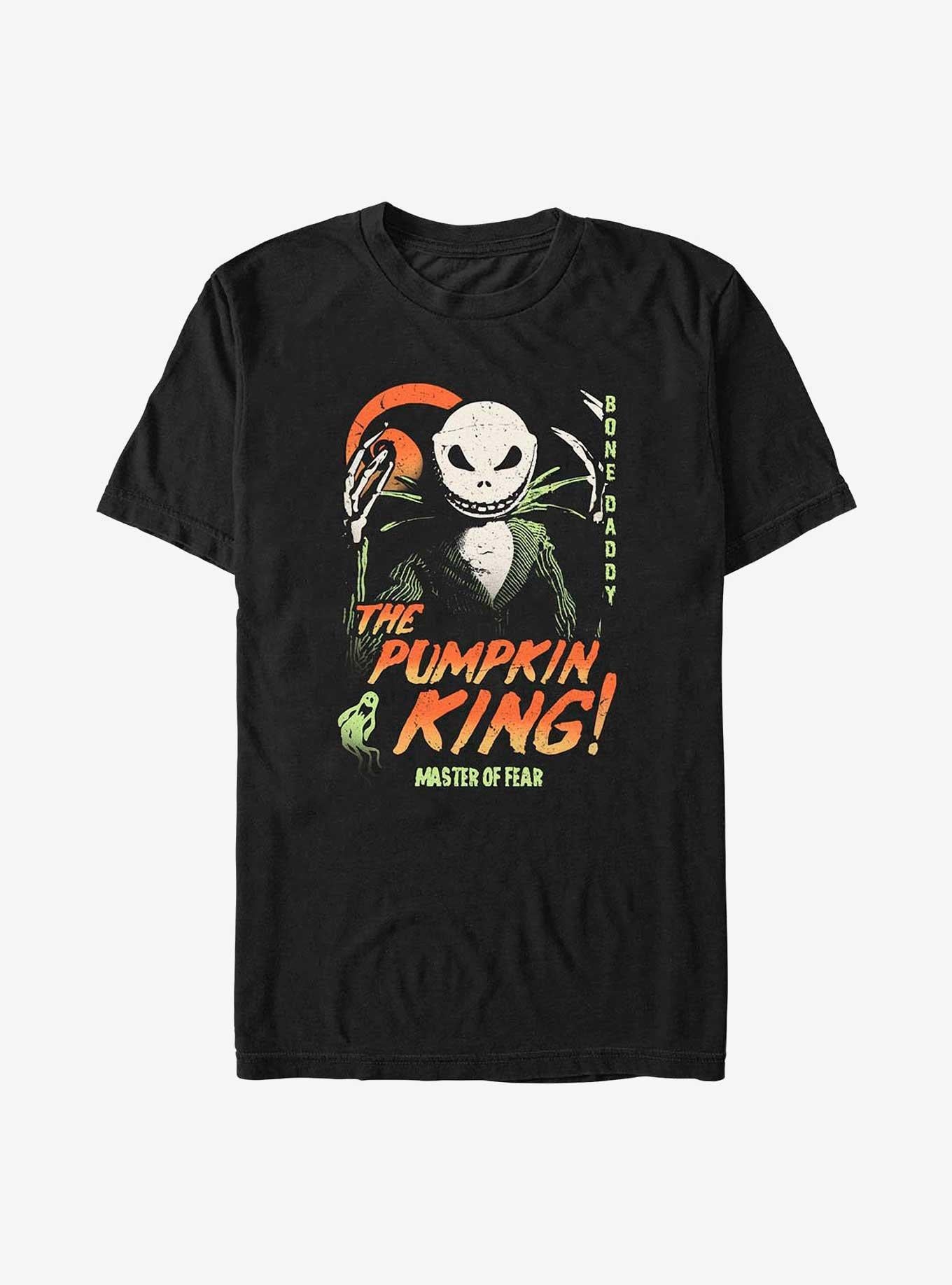 Disney The Nightmare Before Christmas The Pumpkin King Big Tall TShirt T-Shirt | Vintage Christmas Look | Limited Christmas Style