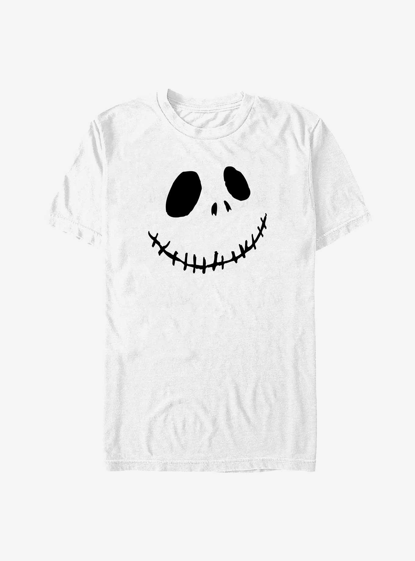 Disney The Nightmare Before Christmas Jack Skellington Face Big Tall TShirt T-Shirt | Holiday Edition | Top Pick For Gifting