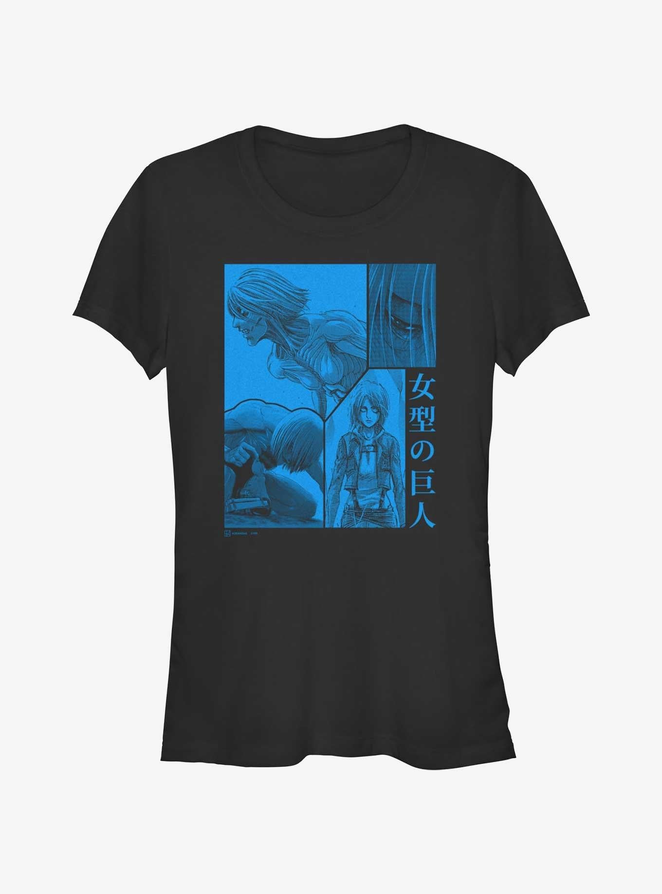 Attack On Titan Female Titan Collage Girls T-Shirt