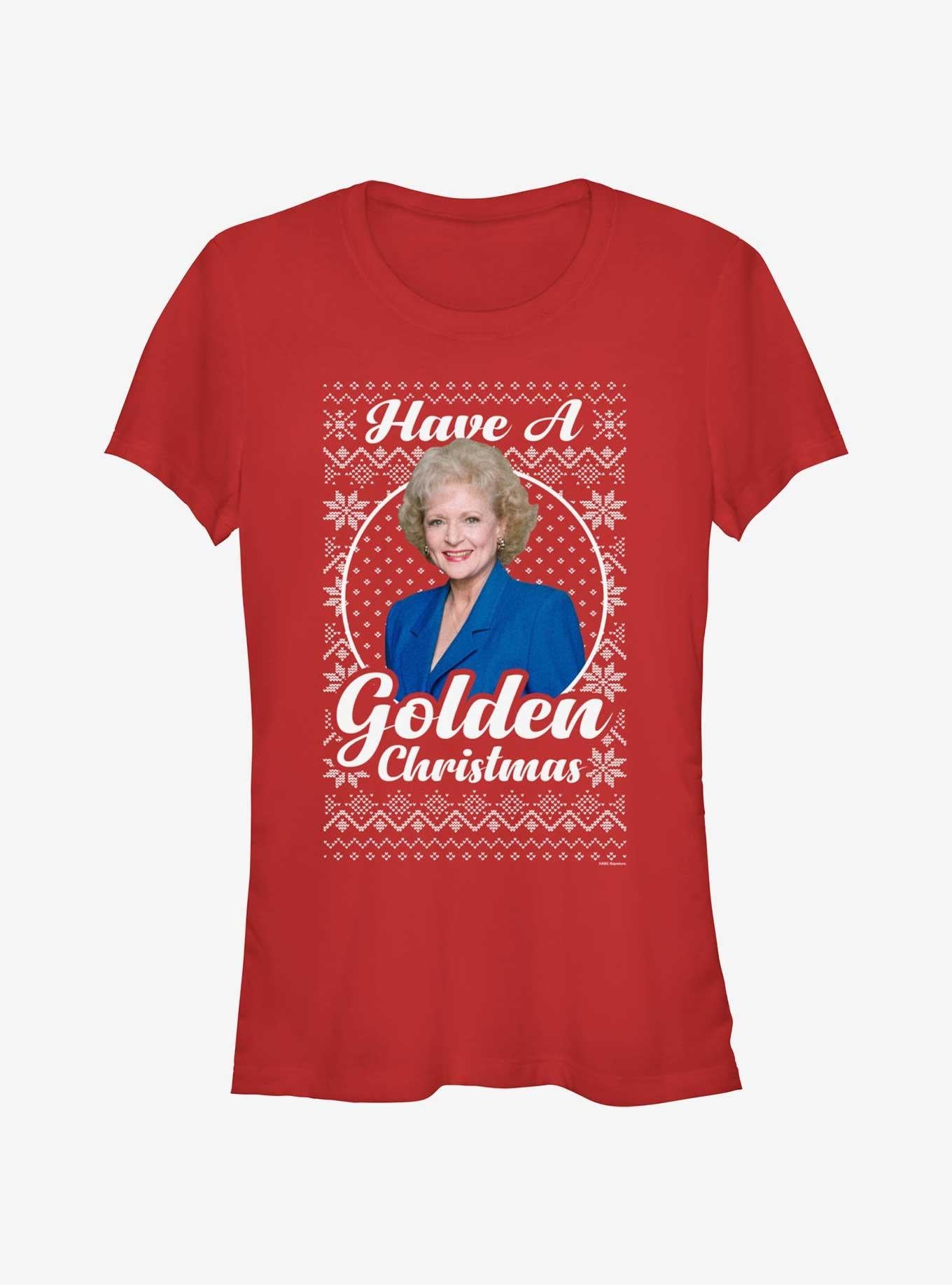 The Golden Girls Rose Ugly Christmas Girls TShirt T-Shirt | Premium Graphic | Trending Festive Apparel