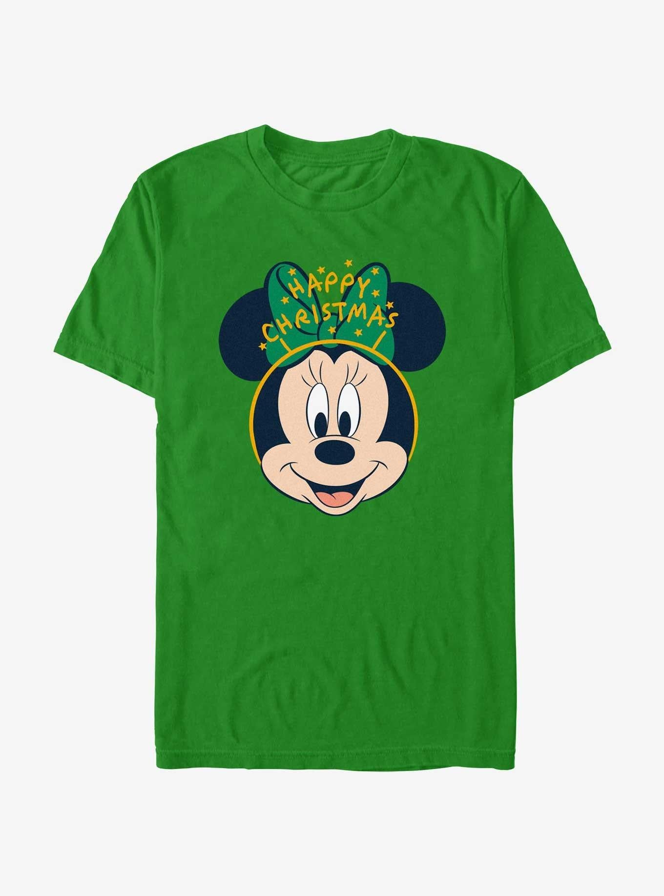 Disney Minnie Mouse Minnie Happy Christmas Ears TShirt T-Shirt | Premium Graphic | Perfect For Daily Wear