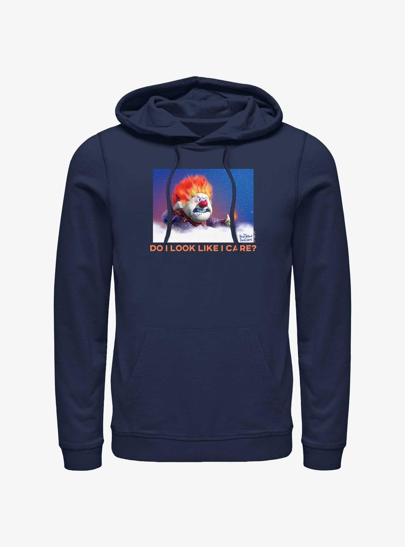 The Year Without a Santa Claus Heat Miser Do I Look Like I Care Meme Hoodie