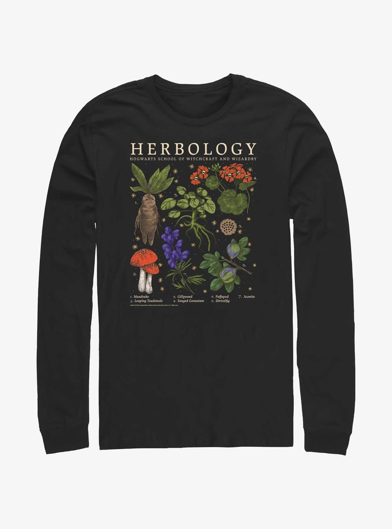 Harry Potter Herbology LongSleeve TShirt T-Shirt | Seasonal Must-Have | Perfect Holiday Gift