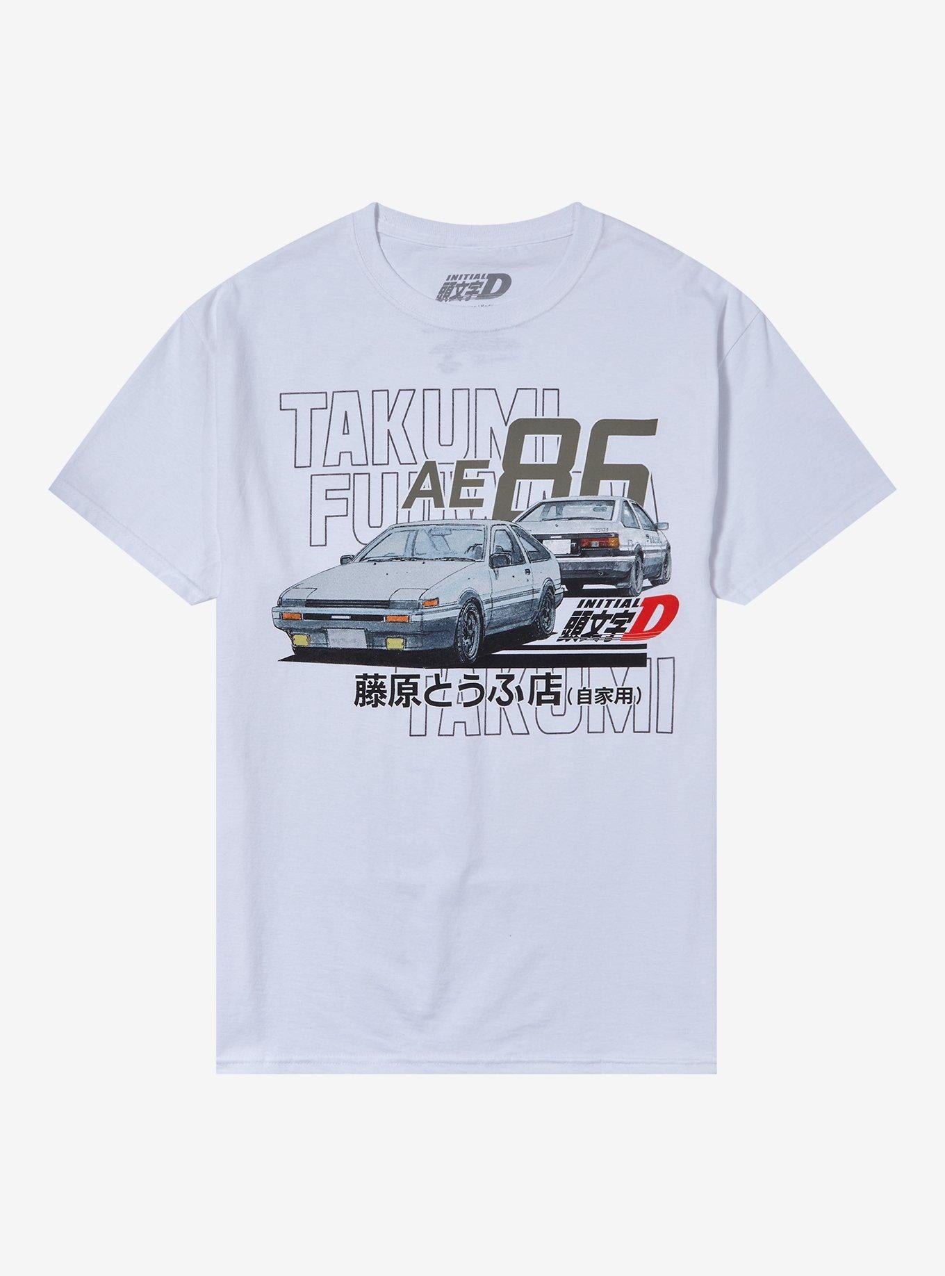 Initial D AE86 Takumi Car TShirt Graphic Tee | Graphic Tee | Unisex Shirt | Soft Comfortable Wear
