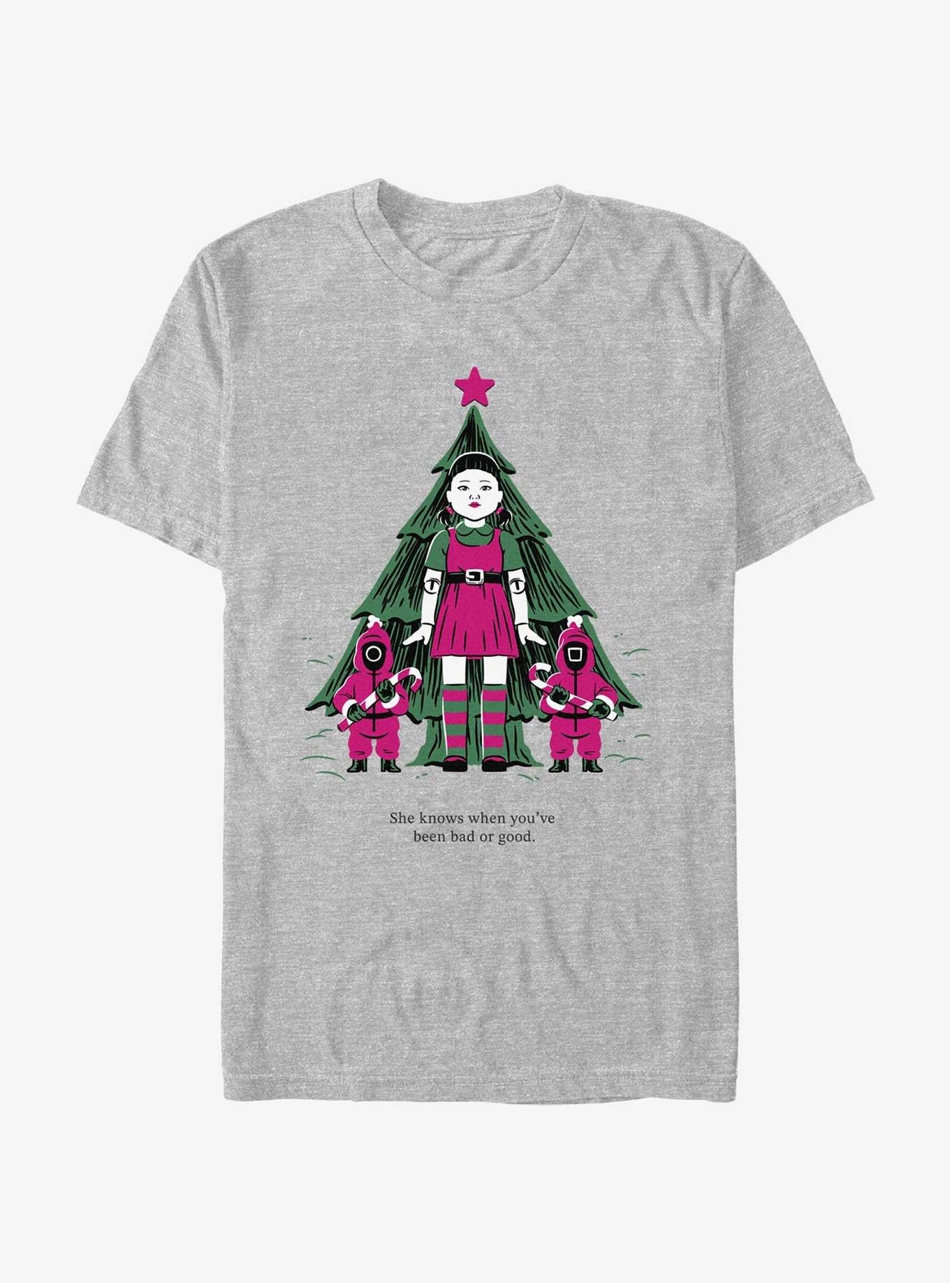 Squid Game Christmas YoungHee Doll Knows TShirt T-Shirt | Holiday Edition | Limited Christmas Style
