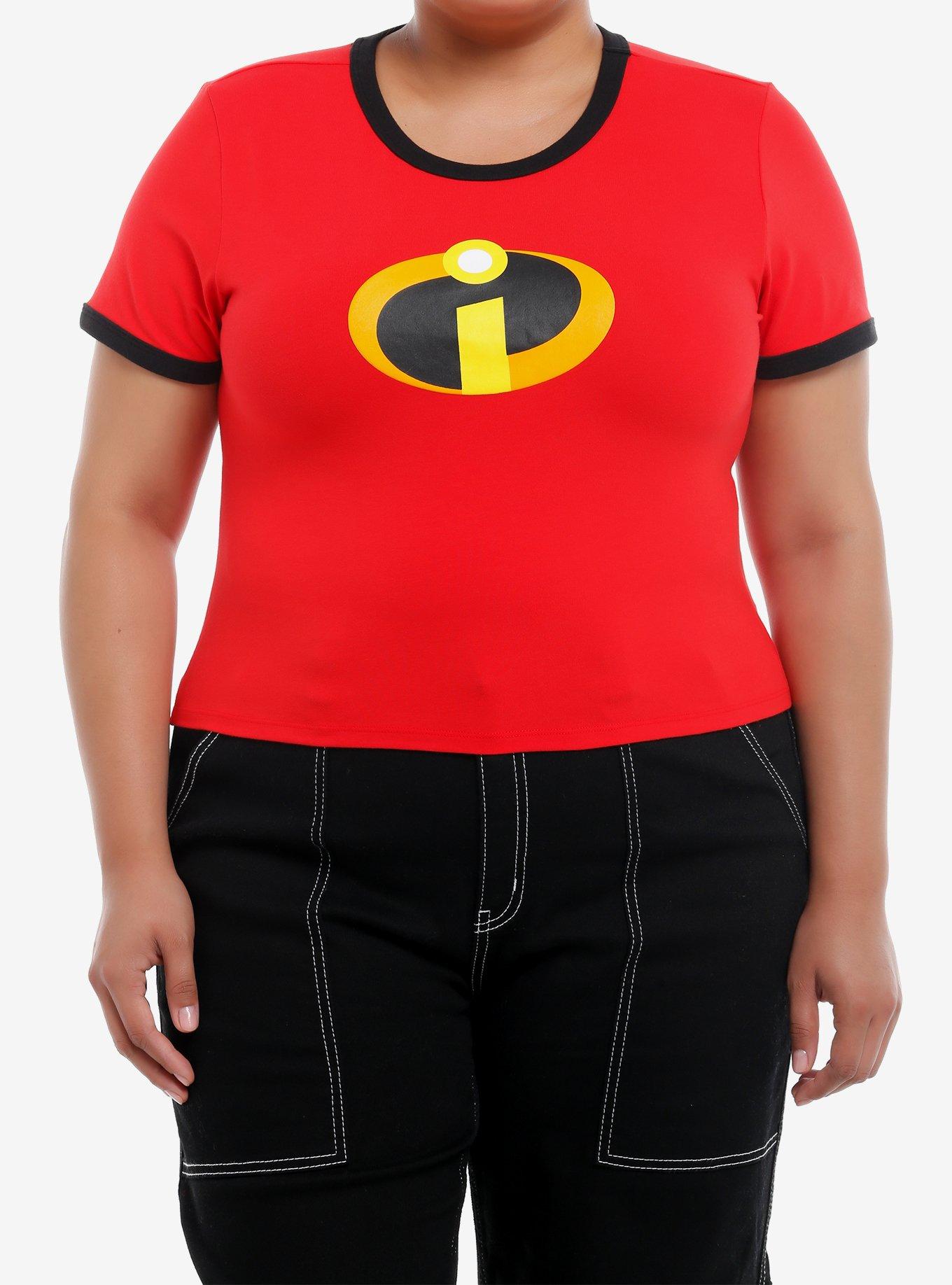 Disney Pixar The Incredibles Costume Girls Ringer Baby T-Shirt Plus Size