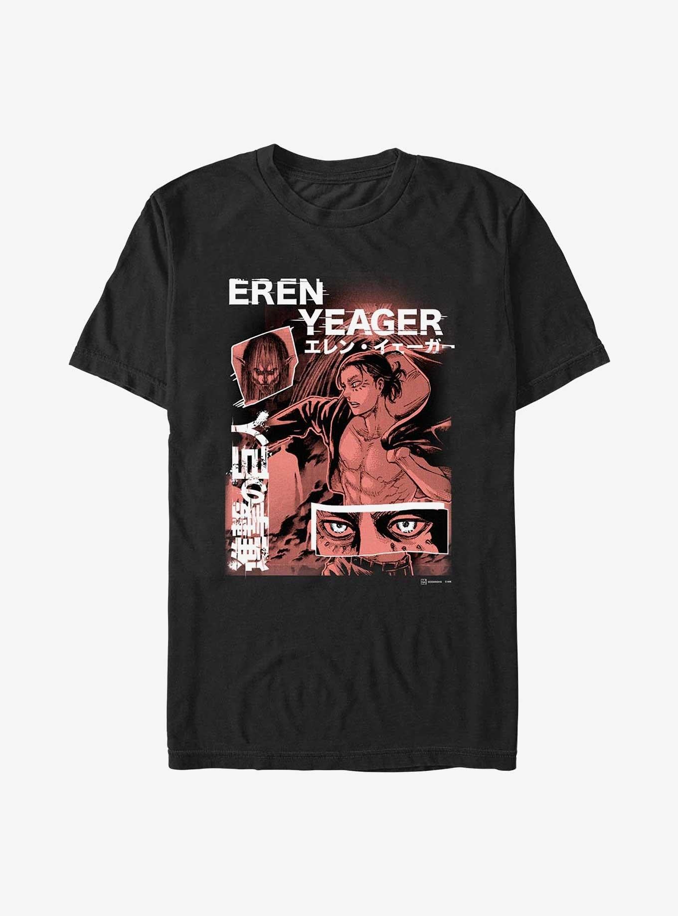 Attack on Titan Eren Yeager Collage Extra Soft T-Shirt