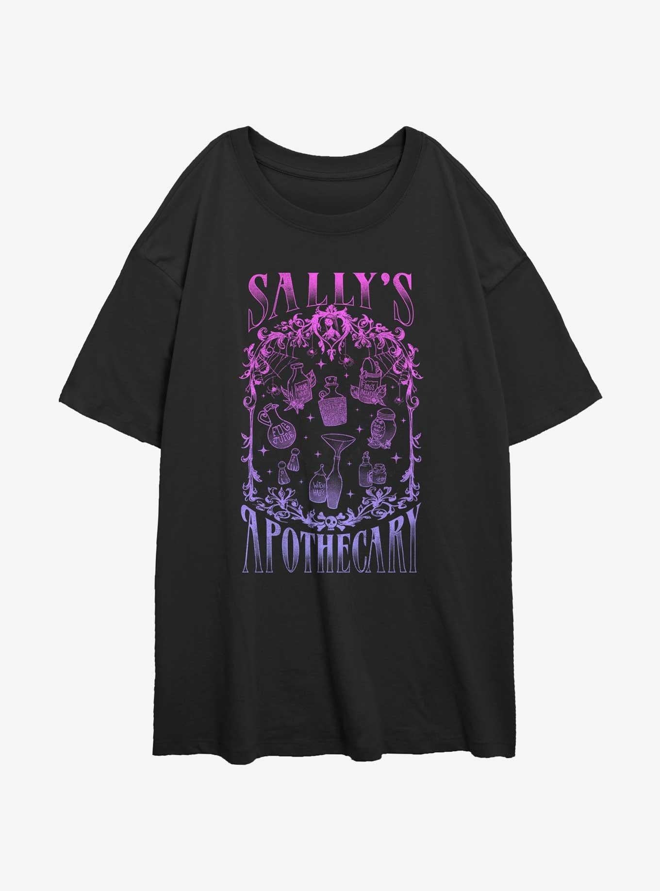 Disney The Nightmare Before Christmas Sallys Apothecary Girls Oversized TShirt T-Shirt | Holiday Edition | Perfect For Daily Wear