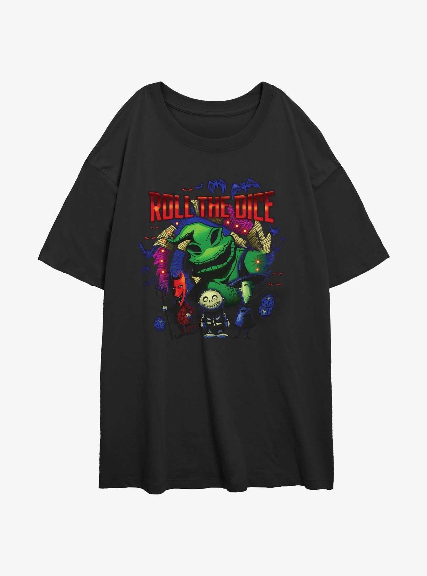 The Nightmare Before Christmas Oogie Dice Girls Oversized TShirt T-Shirt | Holiday Edition | Limited Christmas Style