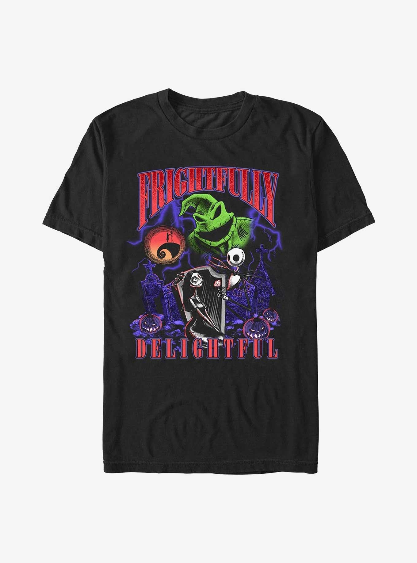 The Nightmare Before Christmas Frightfully Delightful TShirt T-Shirt | Top Trending Graphic | Perfect Holiday Gift