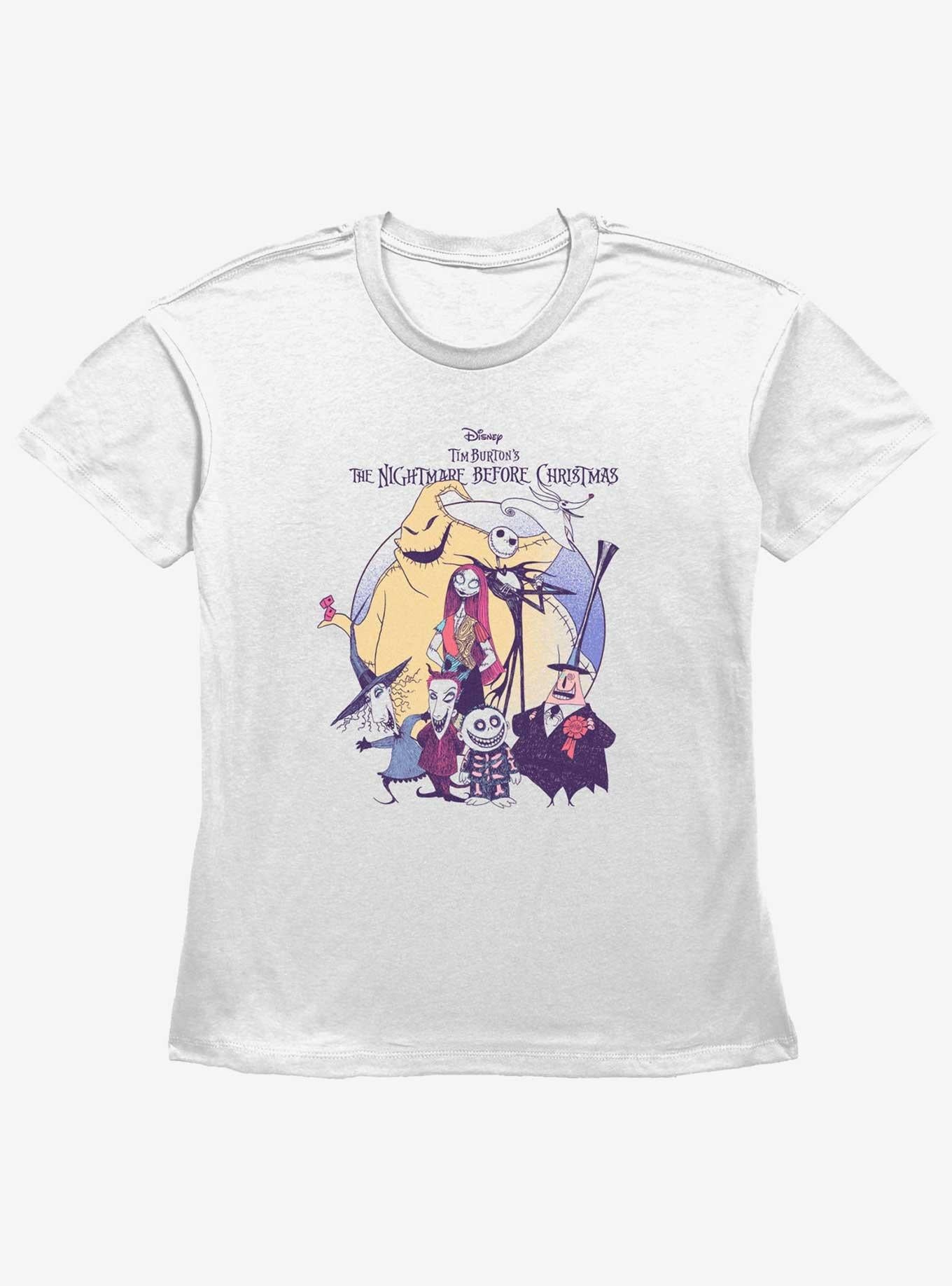 The Nightmare Before Christmas Scary Group Girls Straight Fit TShirt T-Shirt | Best-Selling Design | Top Pick For Gifting