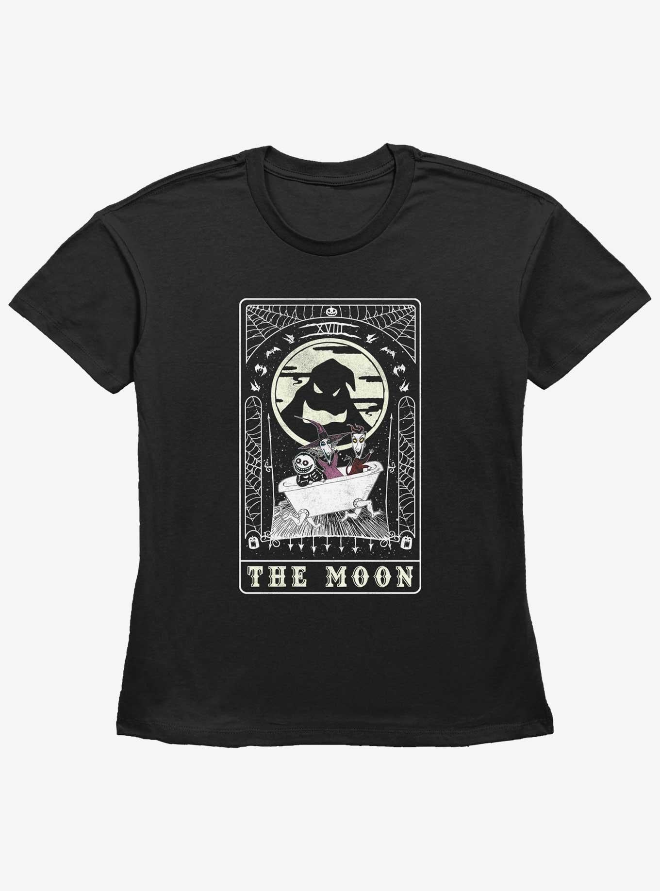 The Nightmare Before Christmas Oogie Boogie The Moon Tarot Card Girls Straight Fit TShirt T-Shirt | Best-Selling Design | Perfect Holiday Gift