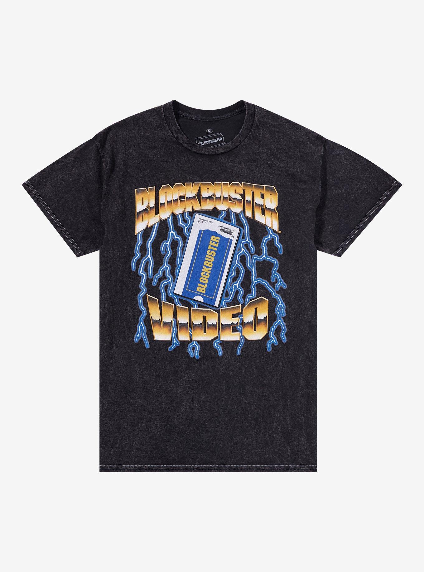 Blockbuster Video Lightning Bolts TShirt Graphic Tee | Graphic Tee | Unisex Shirt | High-Quality Print