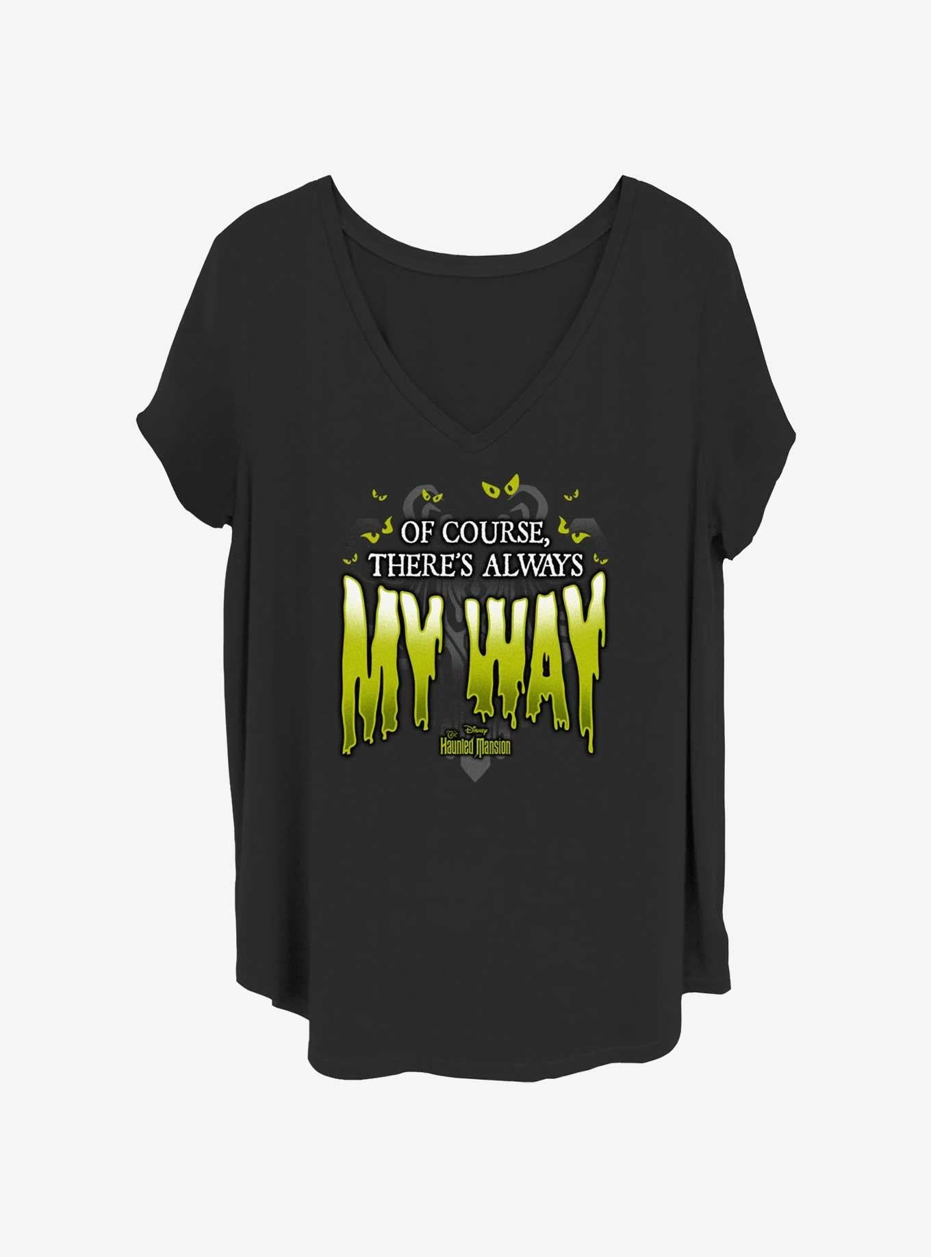 Disney The Haunted Mansion My Way Girls T-Shirt Plus Size