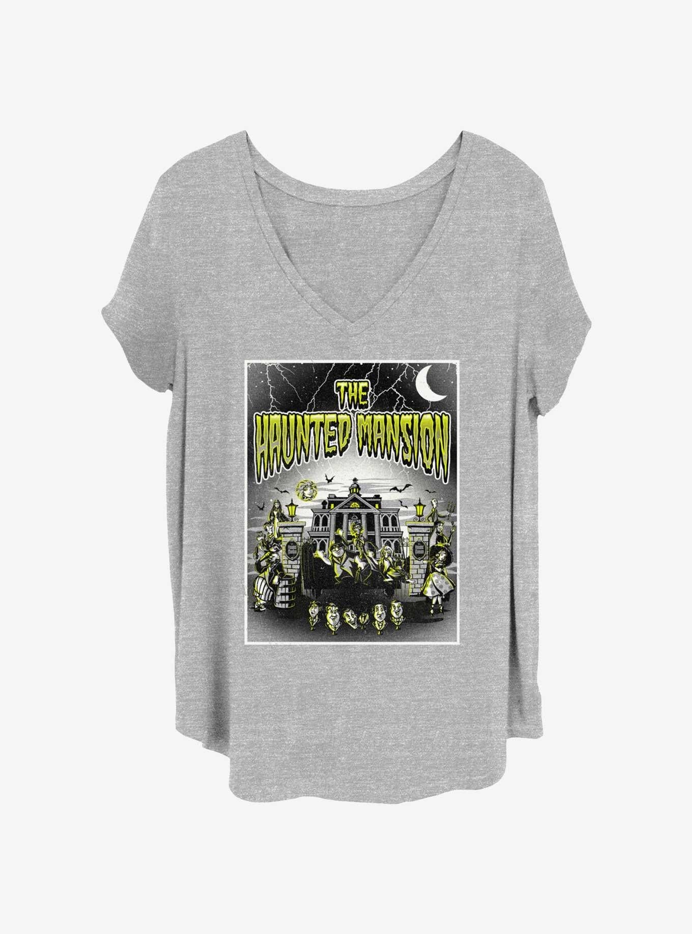 Disney The Haunted Mansion Haunted Horror Mansion Girls T-Shirt Plus Size