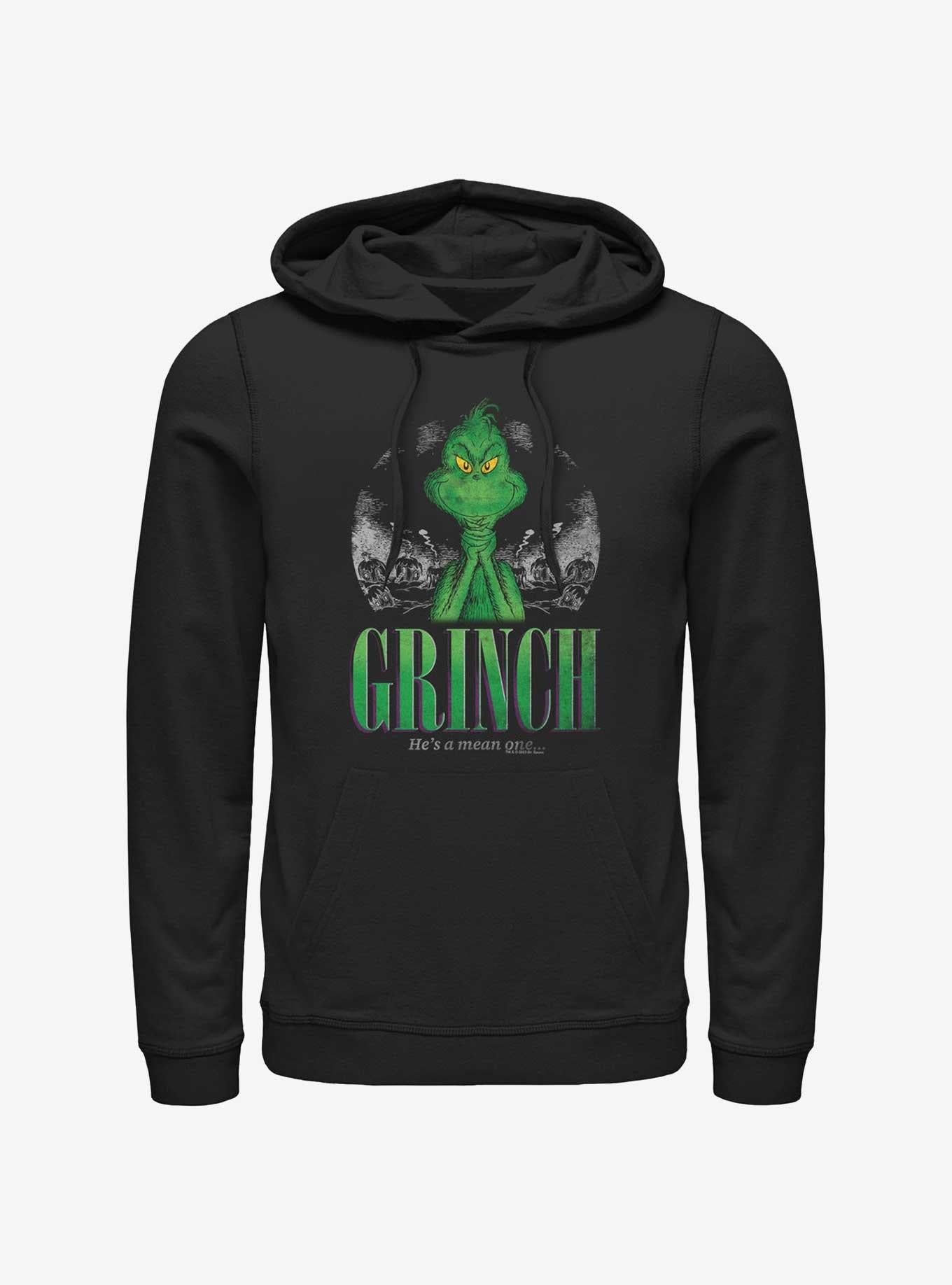 Dr. Seuss The Grinch He'S A Mean One Hoodie