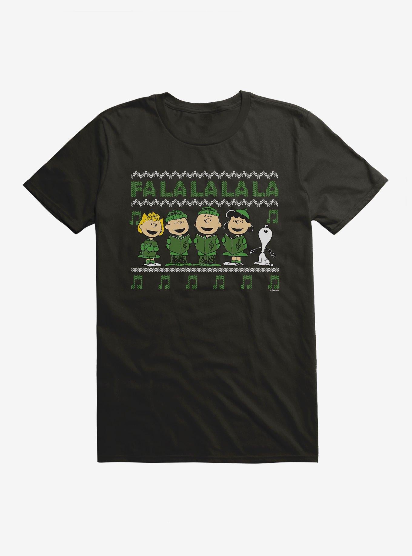 Peanuts Fa La La Christmas Pattern TShirt T-Shirt | Seasonal Must-Have | Perfect Holiday Gift