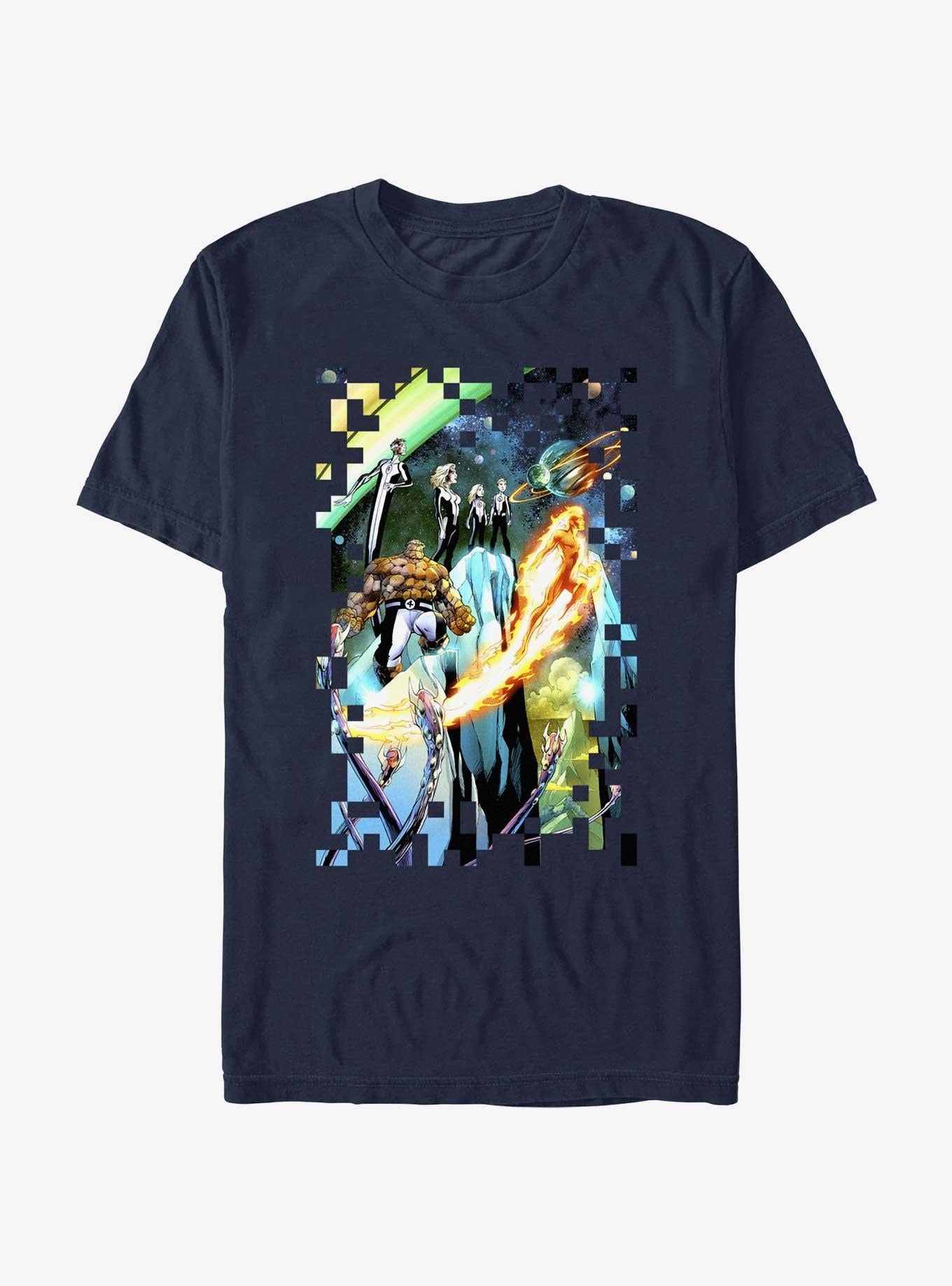 Marvel Fantastic Four Foxtrot Four T-Shirt T-Shirt – Vintage Style Artwork | Must-Have Style