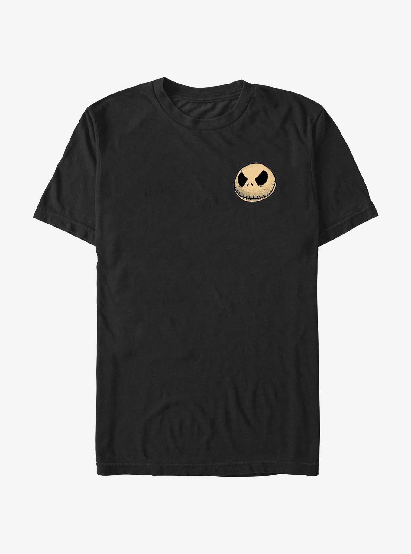 The Nightmare Before Christmas Comic Jack Face Pocket TShirt T-Shirt | Seasonal Must-Have | Limited Christmas Style