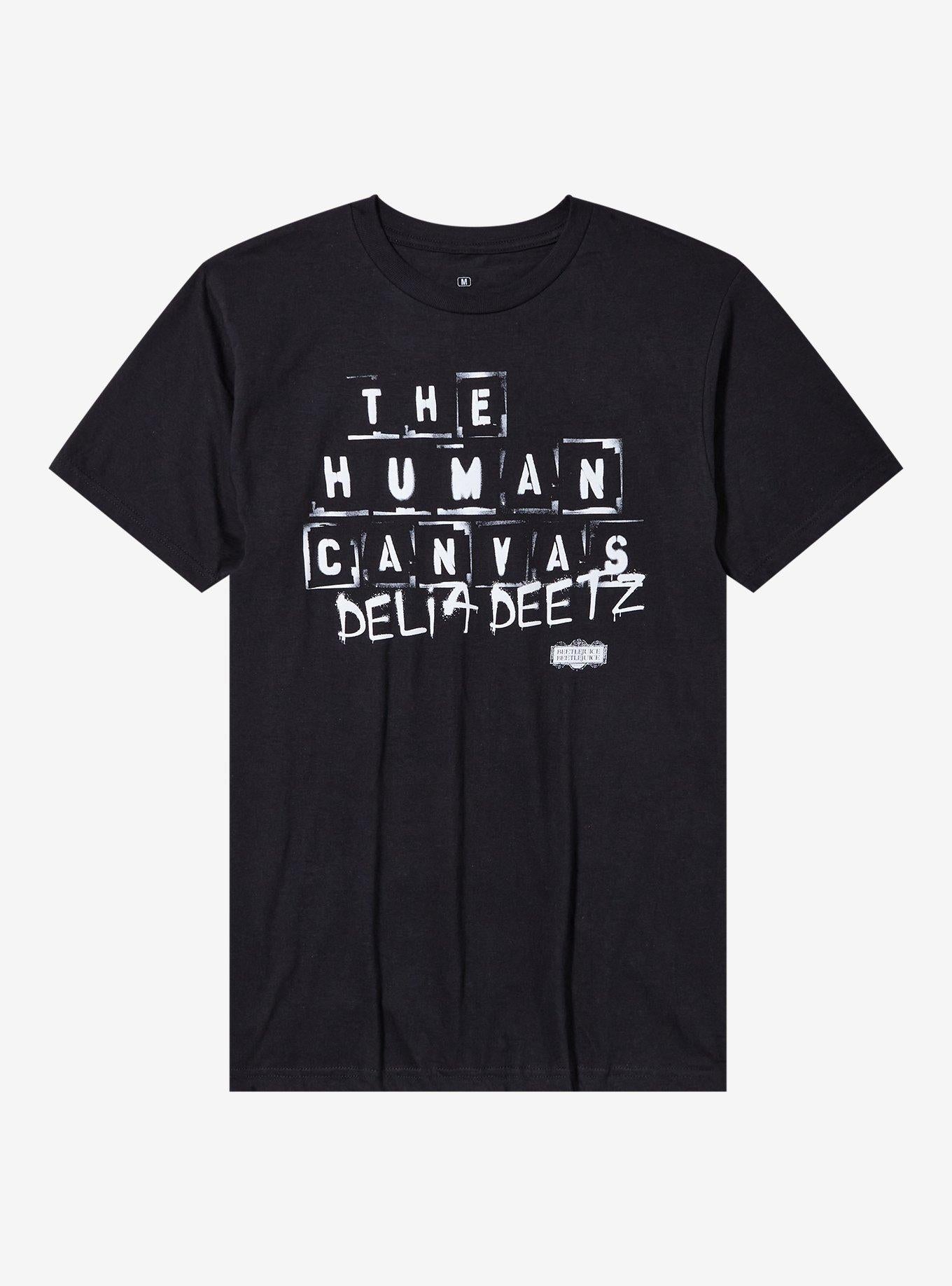 Beetlejuice Beetlejuice Delia Deetz The Human Canvas TShirt Graphic Tee | Graphic Tee | Unisex Shirt | Soft Comfortable Wear