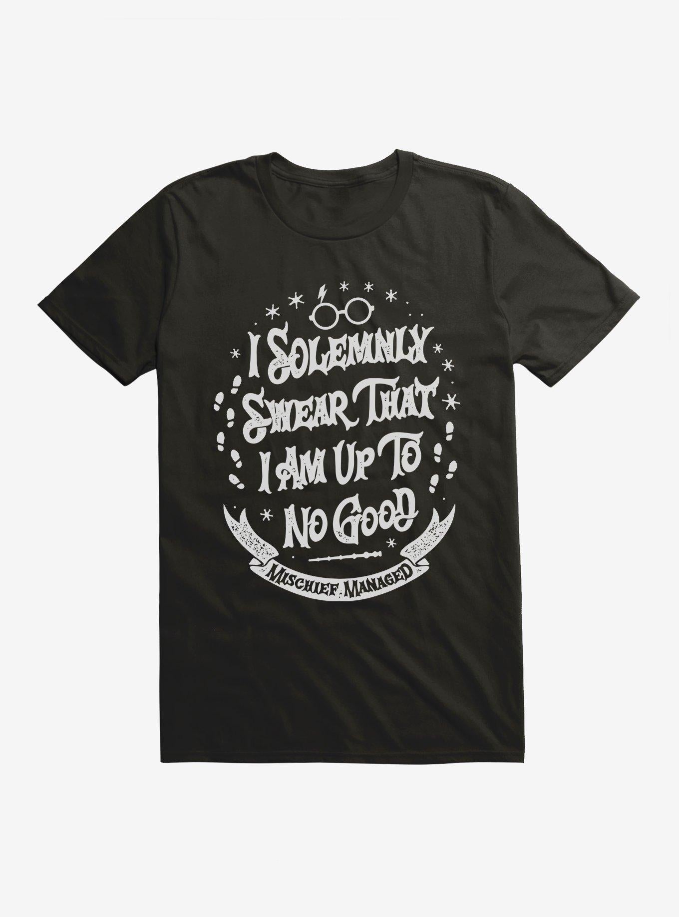 Harry Potter Solemnly Swear No Good TShirt T-Shirt | Top Trending Graphic | Great For Christmas Season