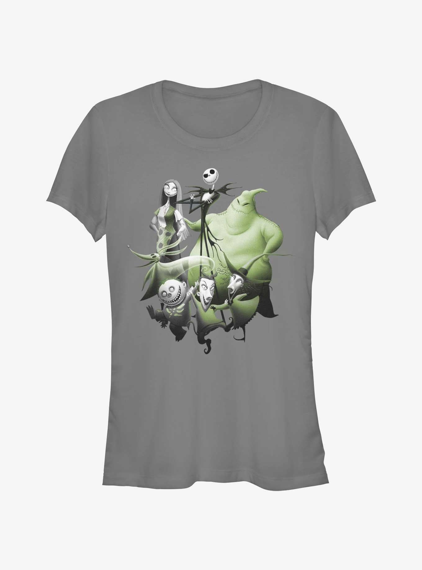 The Nightmare Before Christmas Character Group Shot Girls TShirt T-Shirt | Fan Favorite Artwork | Perfect Holiday Gift