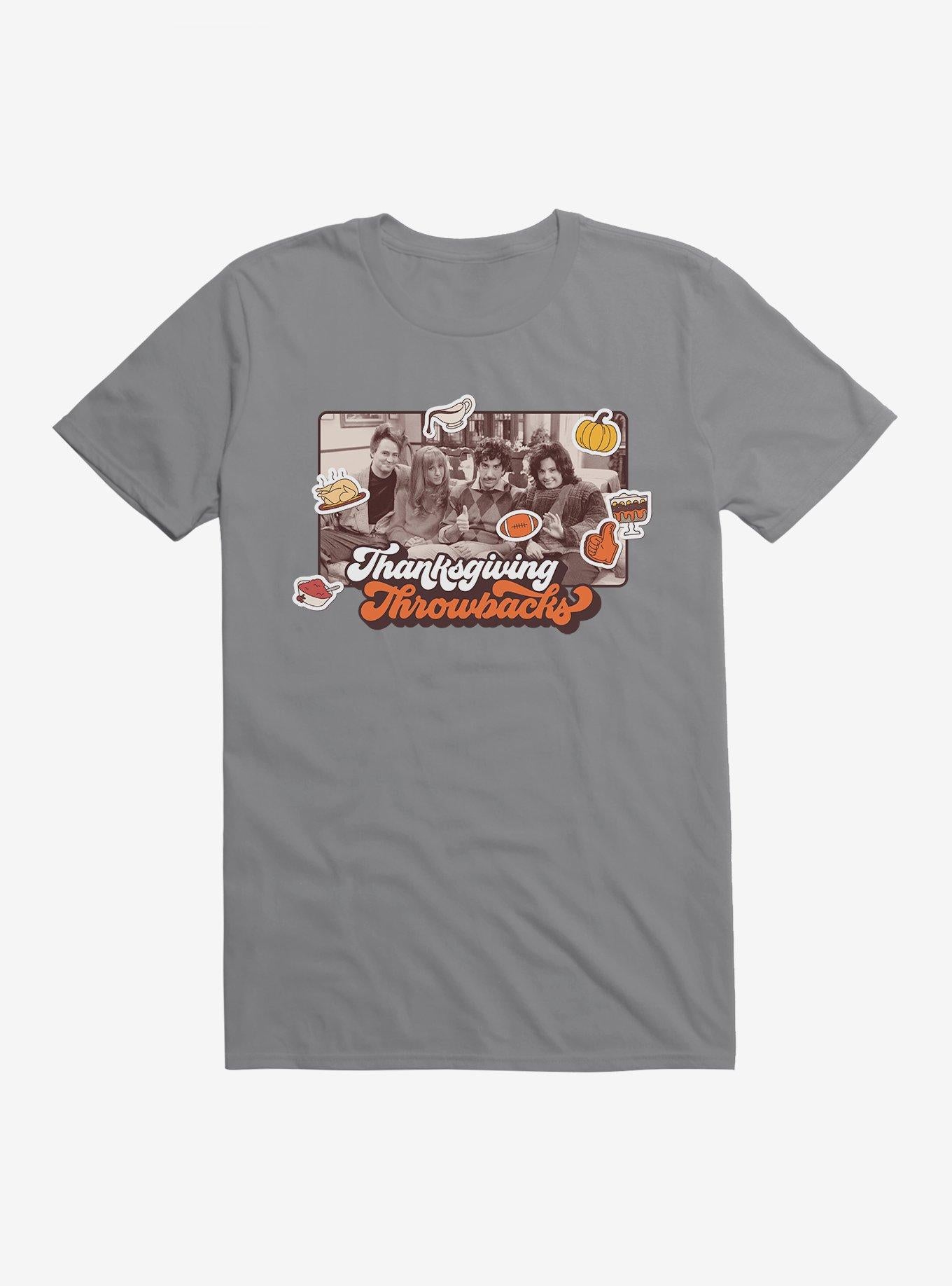 Friends Thanksgiving Throwbacks TShirt T-Shirt | Seasonal Must-Have | Trending Festive Apparel