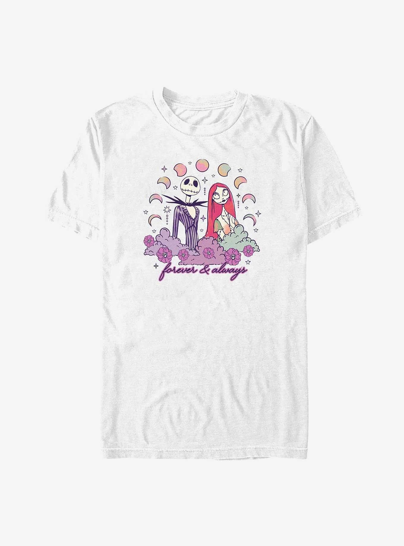 The Nightmare Before Christmas Jack Sally Forever And Always Big Tall TShirt T-Shirt | High-Quality Print | Limited Christmas Style