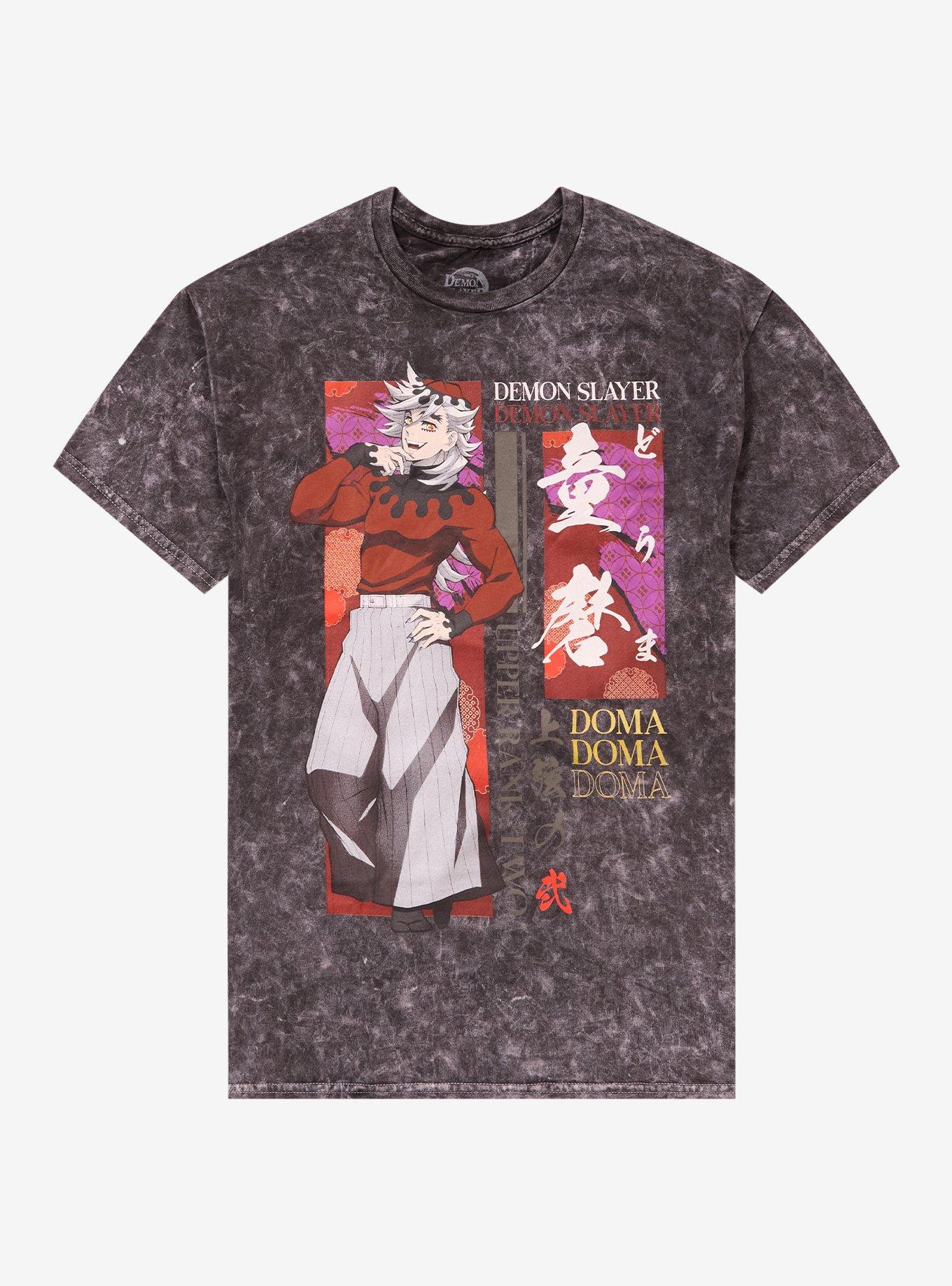 Demon Slayer: Kimetsu No Yaiba Upper Rank Demon Doma Double-Sided T-Shirt