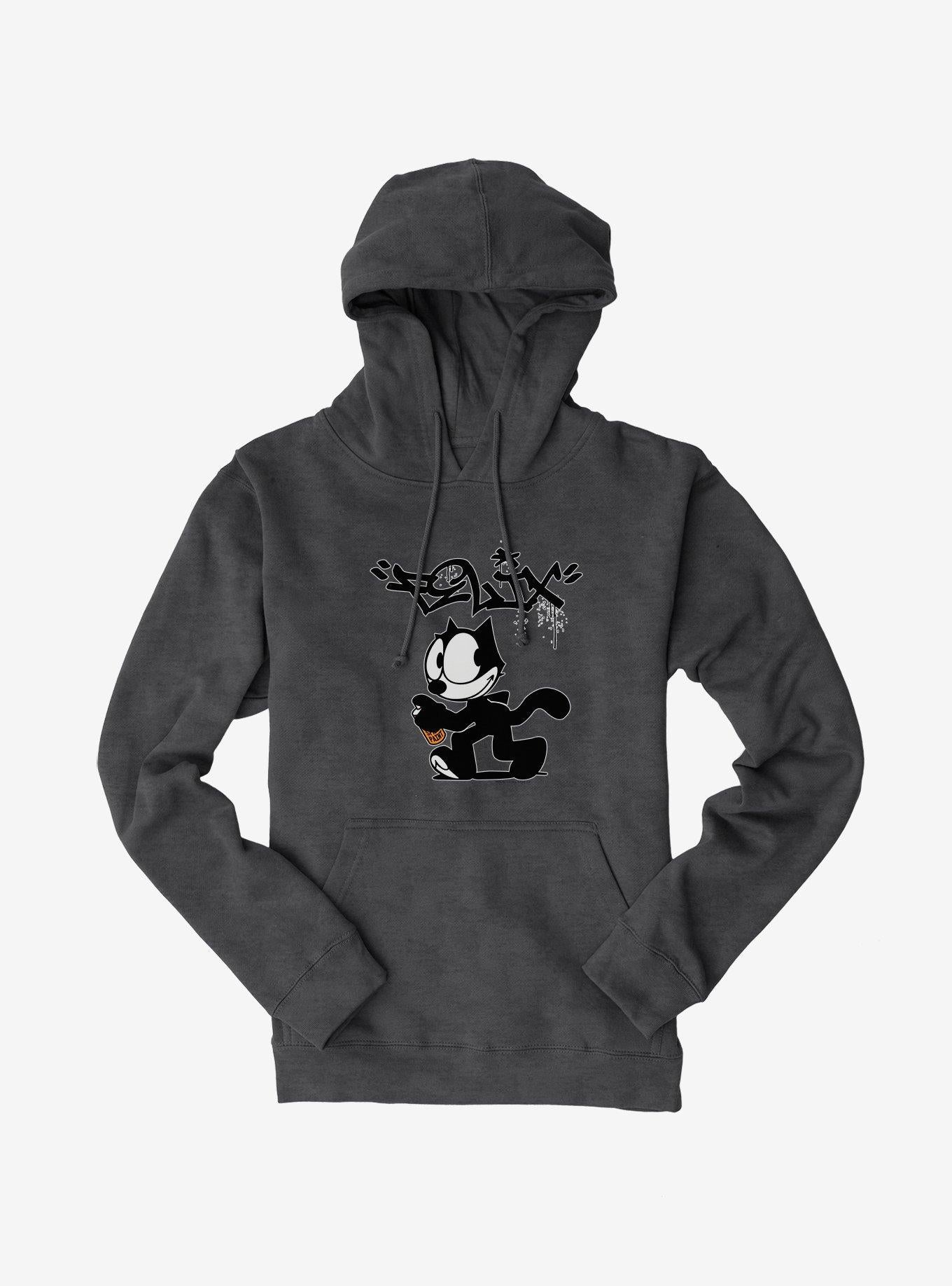 Felix The Cat Spray Painting Felix Hoodie