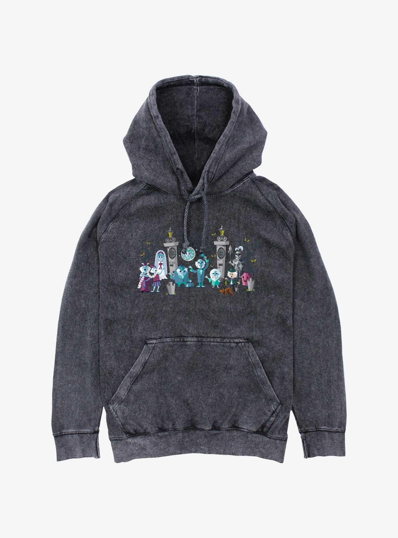 Disney The Haunted Mansion Characters Entrance Mansion Mineral Wash Hoodie