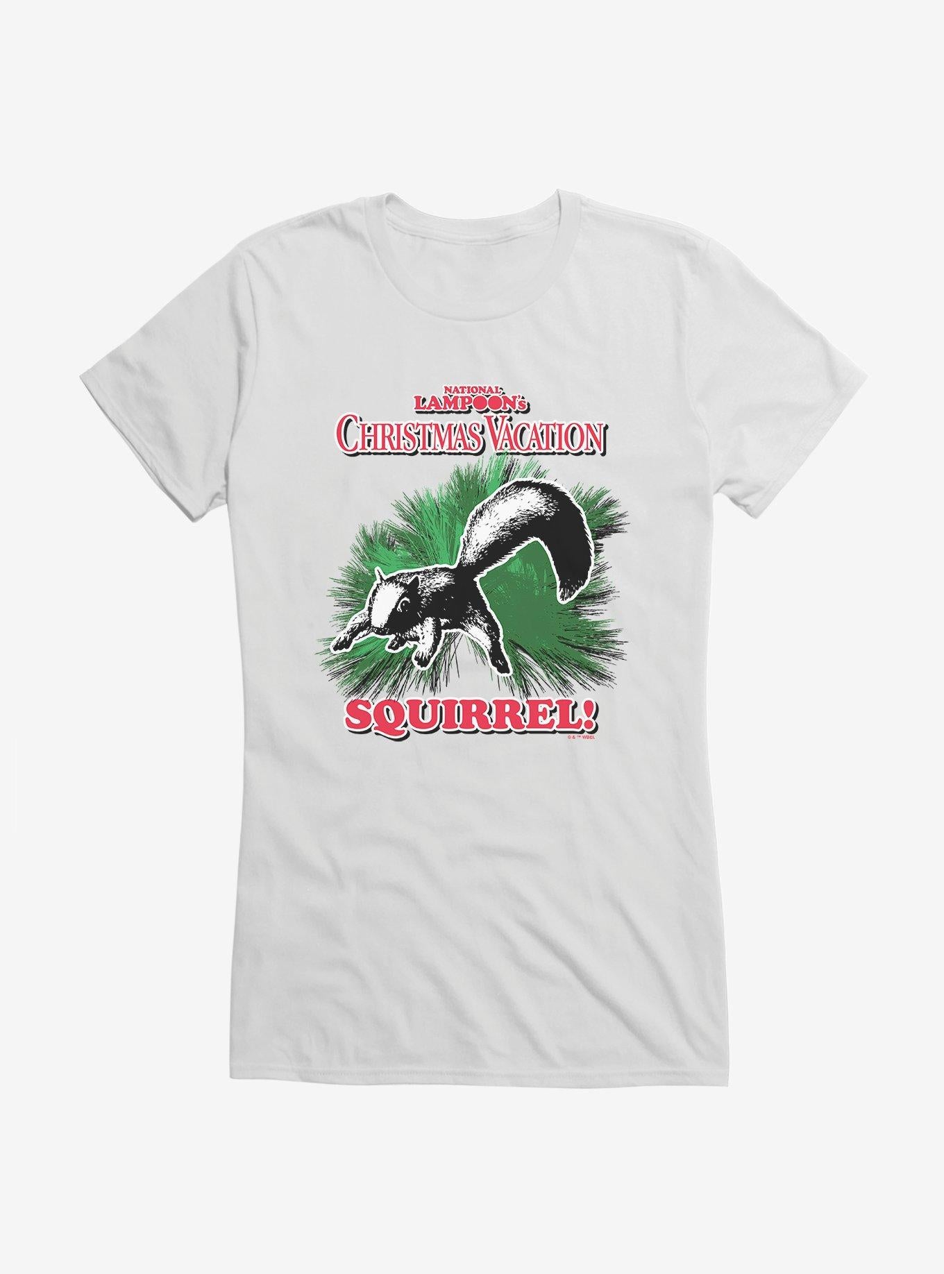 Christmas Vacation Squirrel Girls TShirt T-Shirt | Fan Favorite Artwork | Perfect Holiday Gift