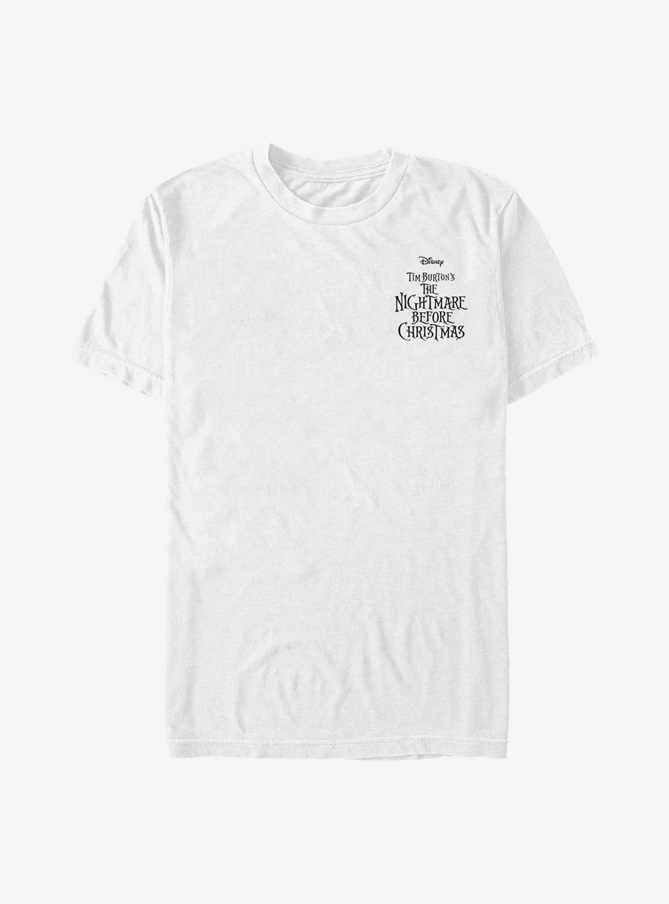 The Nightmare Before Christmas Logo Pocket TShirt T-Shirt | Seasonal Must-Have | Perfect For Daily Wear