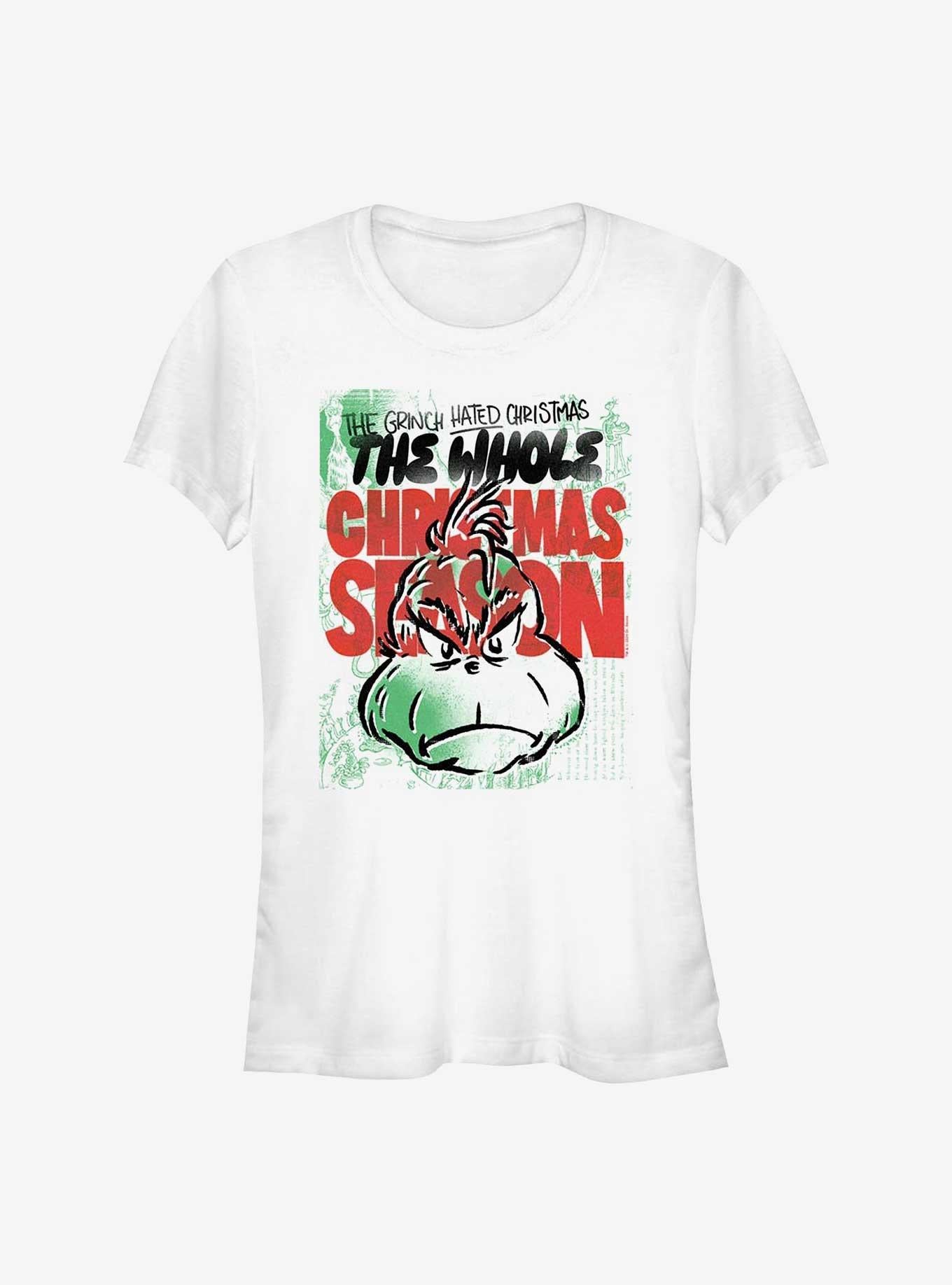 Dr Seuss Hated Christmas Season Girls T-Shirt T-Shirt – Premium Quality Print | Trending Now