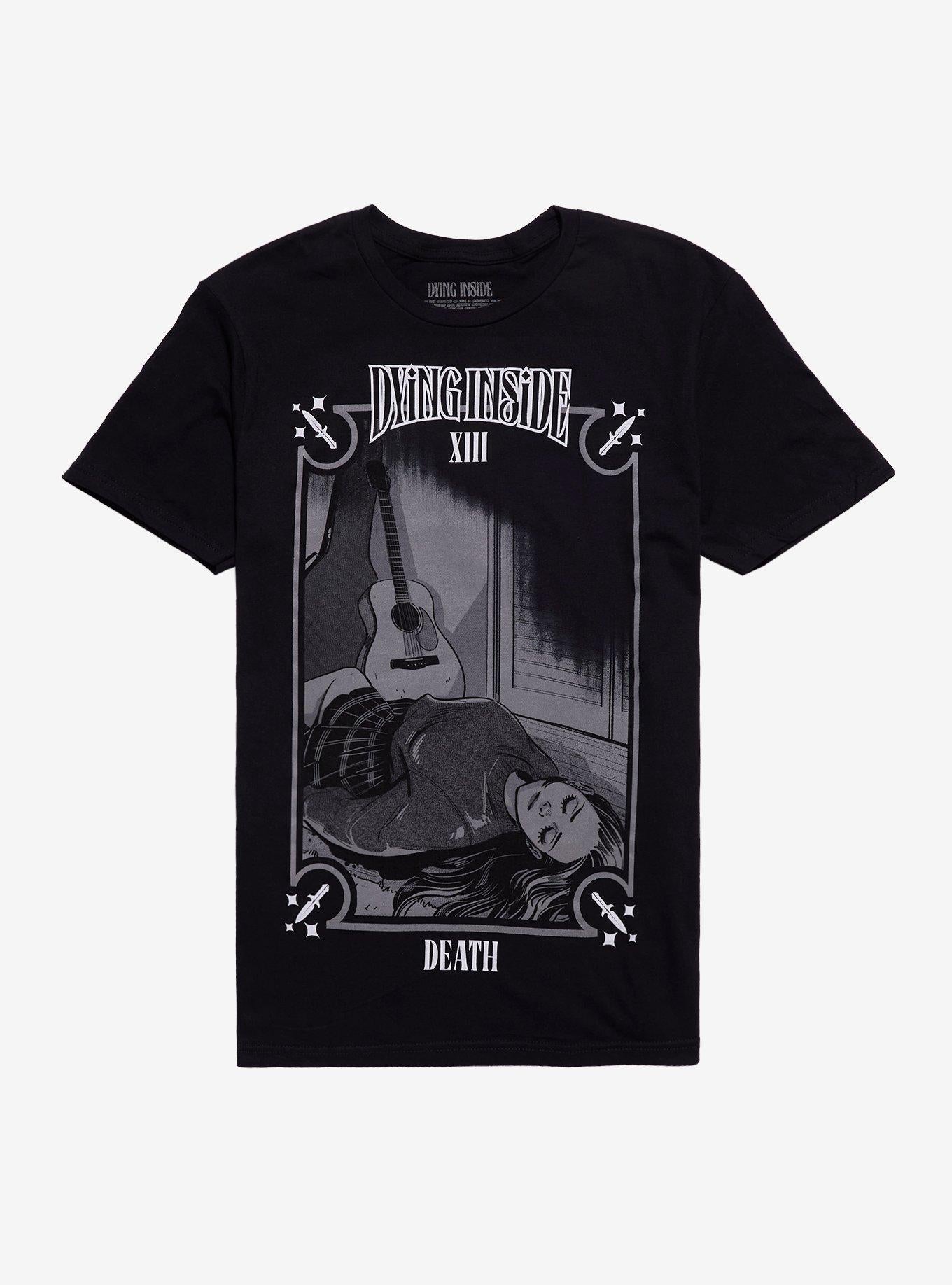 Dying Inside Death Tarot Card TShirt Graphic Tee | Graphic Tee | Unisex Shirt | Best-Selling Design