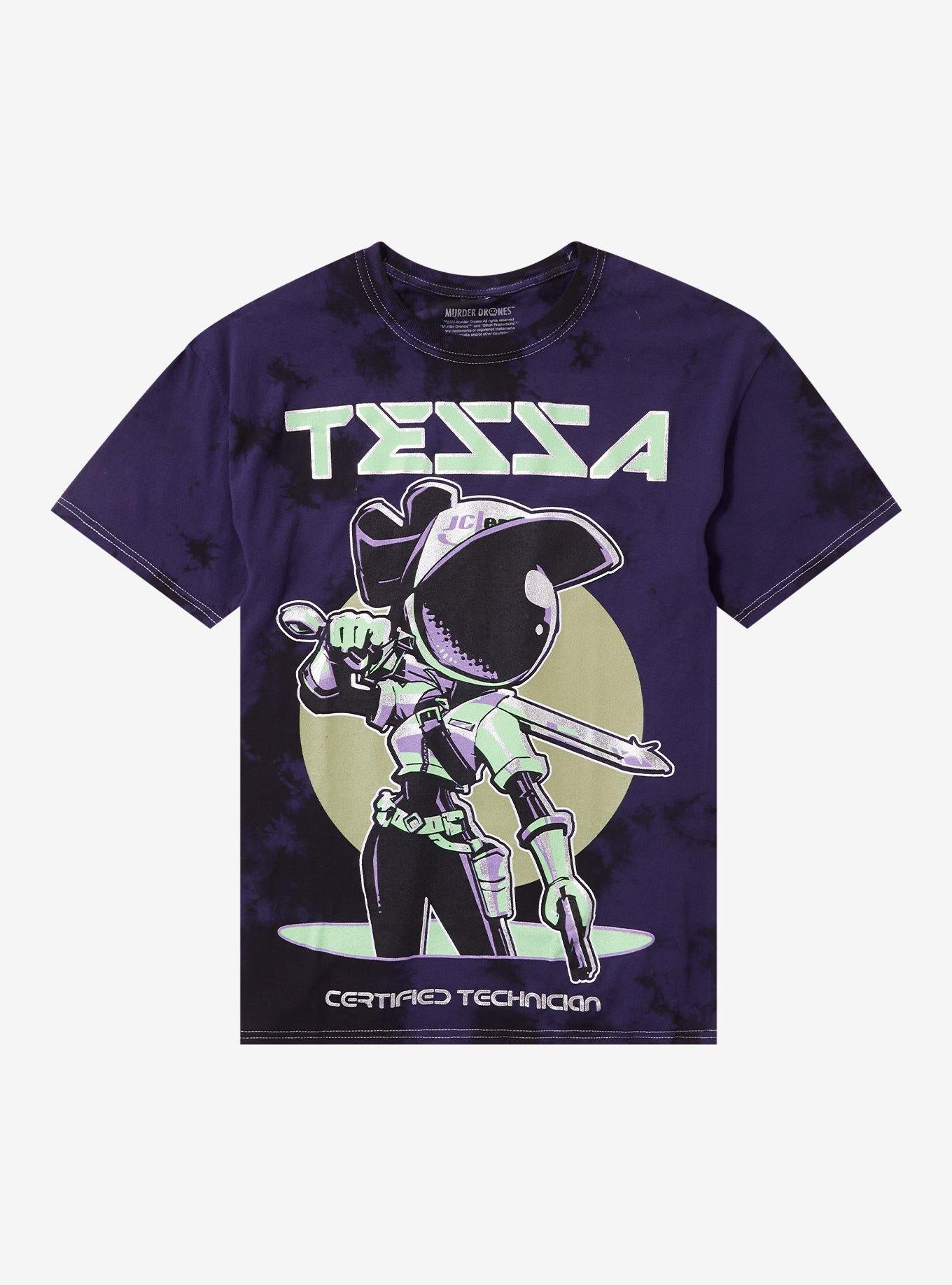 Murder Drones Tessa Tie-Dye T-Shirt